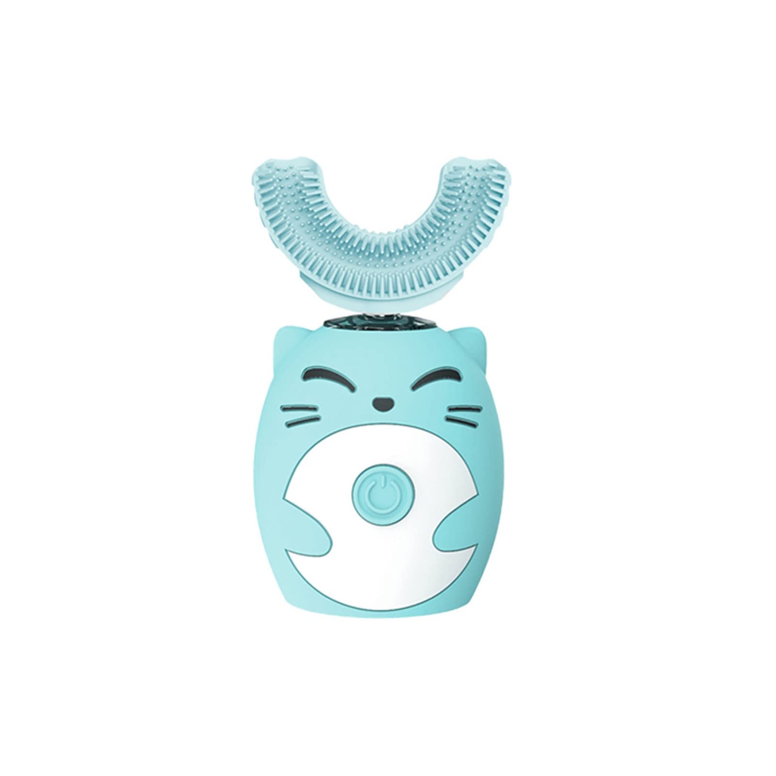 Kids Electric Toothbrush U-Shaped - Whitening Toothbrush for Children Ages 1-15 | Waterproof Automatic Toothbrush Kit for Boys & Girls | Perfect for Morning Routines & Travel