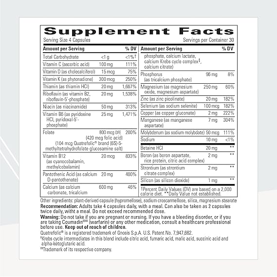 Integrative Therapeutics OsteoPrime Forte - Advanced Bone & Joint Support Supplement for Stronger Bones & Joint Health - Ideal for Active Lifestyles & Aging Adults