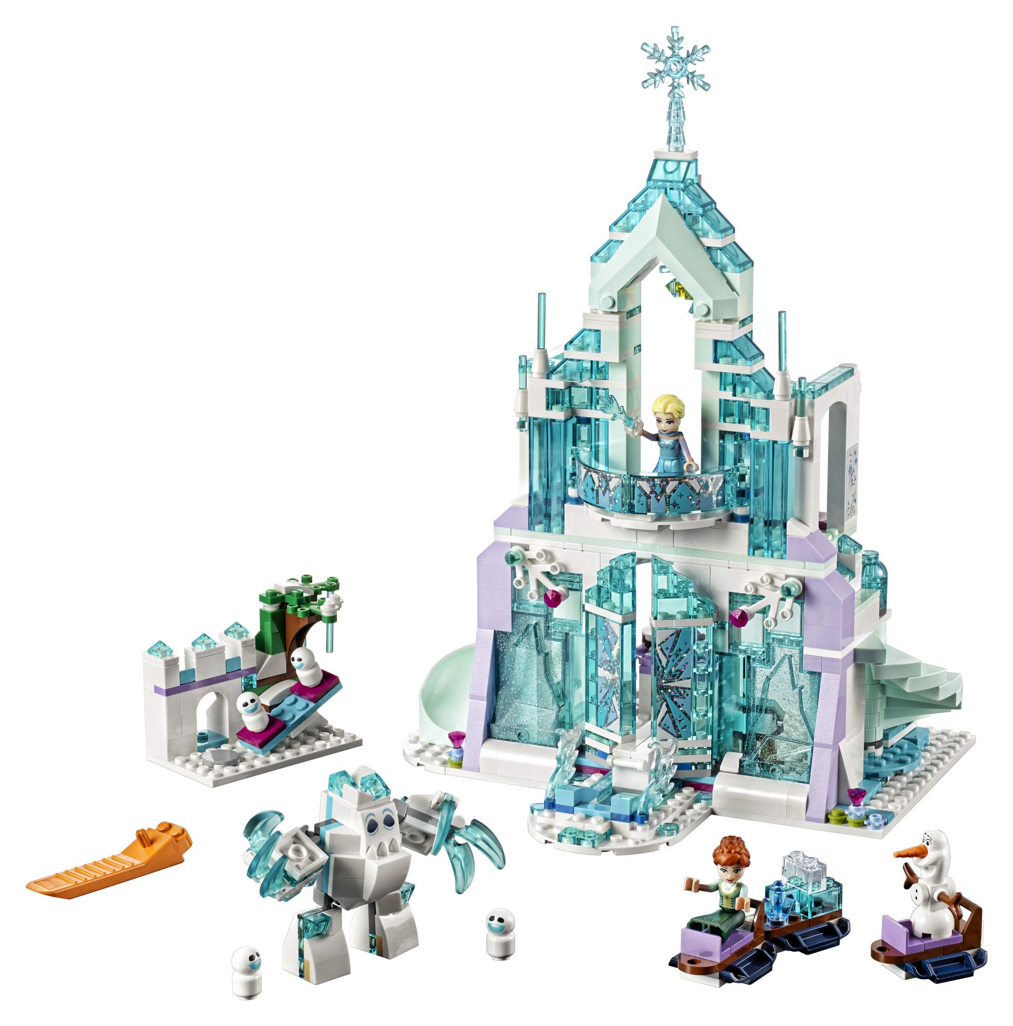 LEGO Disney Frozen Elsa's Magical Ice Palace 43172 Building Kit with Elsa, Anna & Olaf Mini Dolls - 701-Piece Castle Playset for Kids Ages 6+ | Creative Gift for Frozen Fans | Perfect for Birthday, Christmas & Pretend Play Adventures