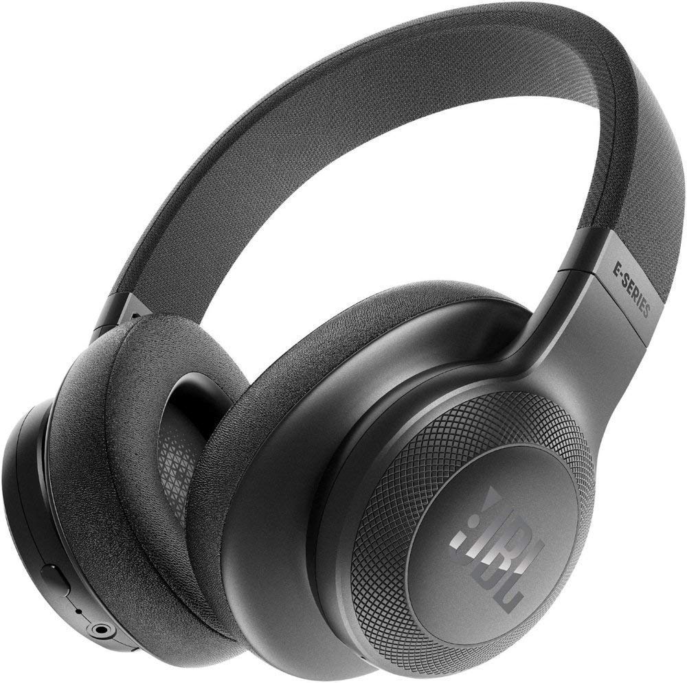 JBL E55BT Quincy Edition Replacement Earpads - Premium Black Memory Foam Cushions for Over-Ear Headphones - Noise Isolation & Comfort Upgrade - Perfect for Music, Gaming & Travel (1 Pair)