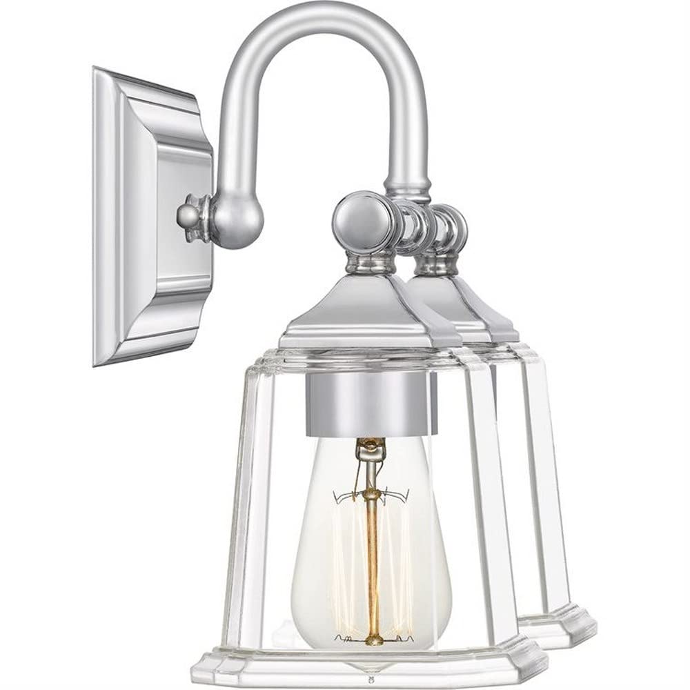 2-Light Transitional Bathroom Vanity Light Fixture - Polished Chrome Finish - Modern Bathroom Lighting for Vanity Mirror - Perfect for Home, Hotel, and Spa Decor