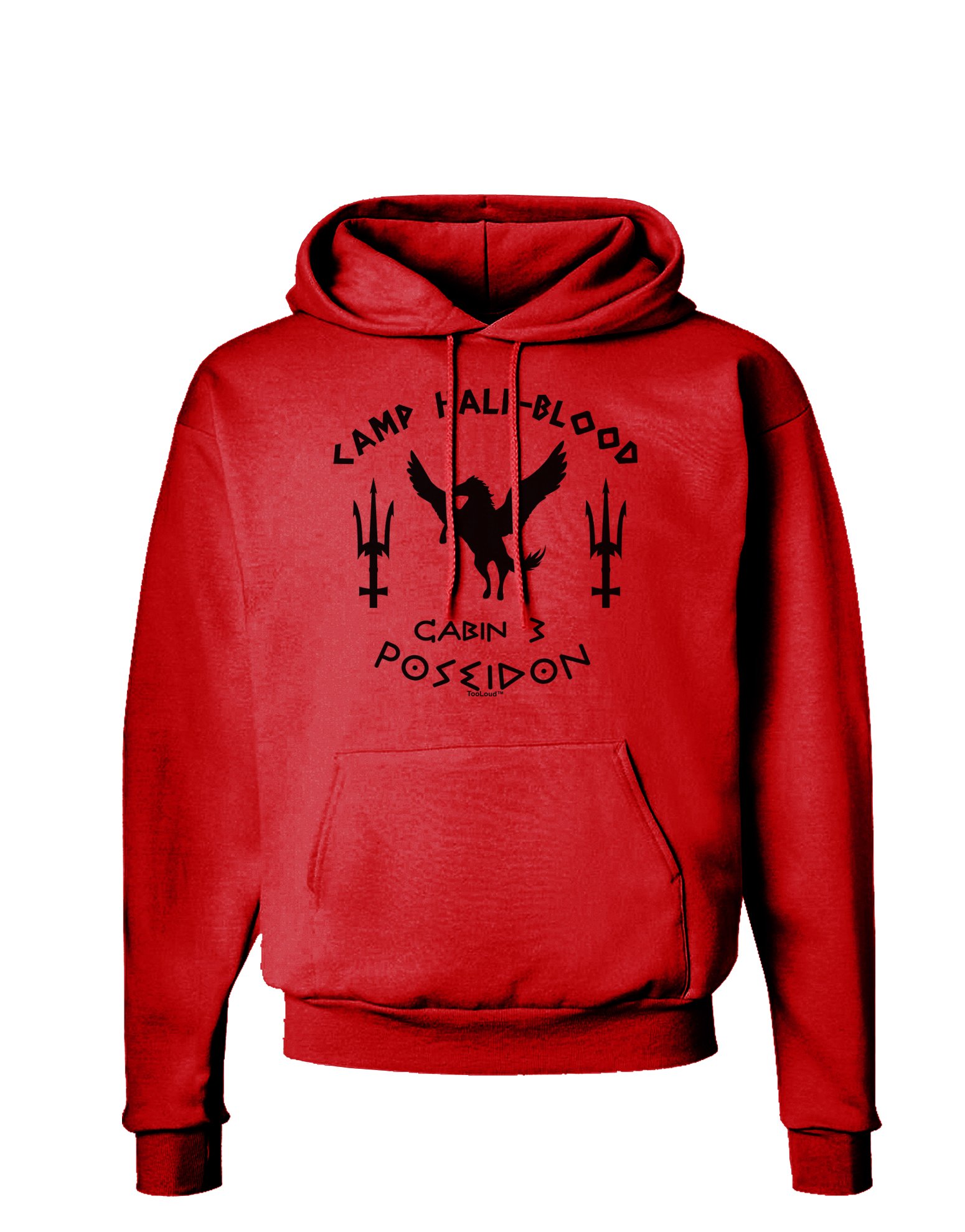 TOOLOUD Poseidon Hoodie - Camp Half Blood Sweatshirt for Outdoor Adventures