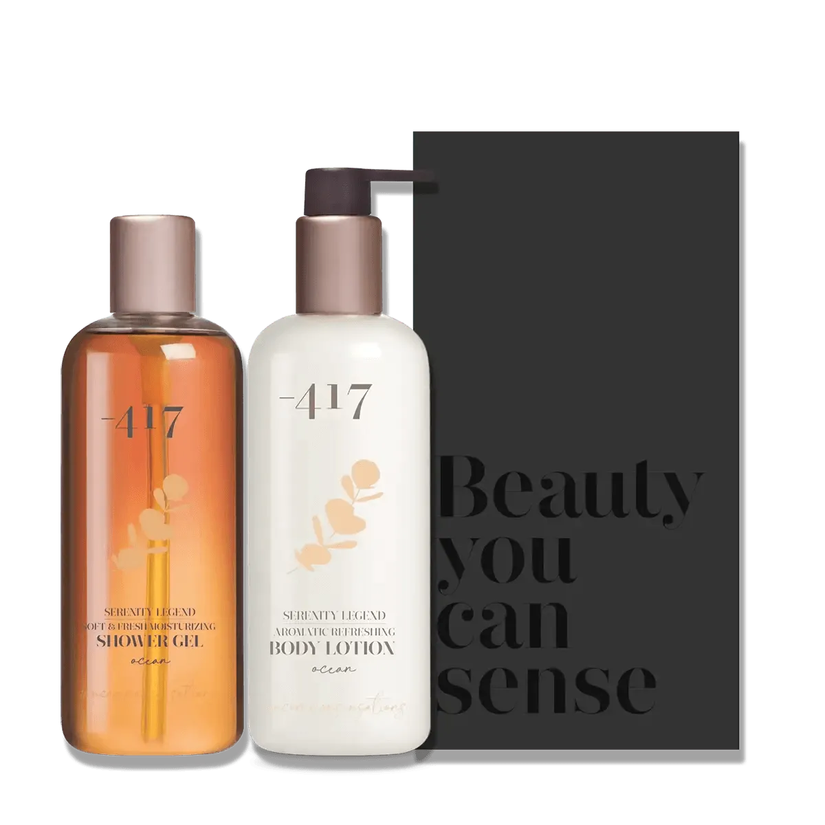 Minus 417 Shower Gel & Body Lotion Duo Set - Hydrating Ocean Scent for Men & Women | Perfect for Daily Skincare & Relaxing Bath Time