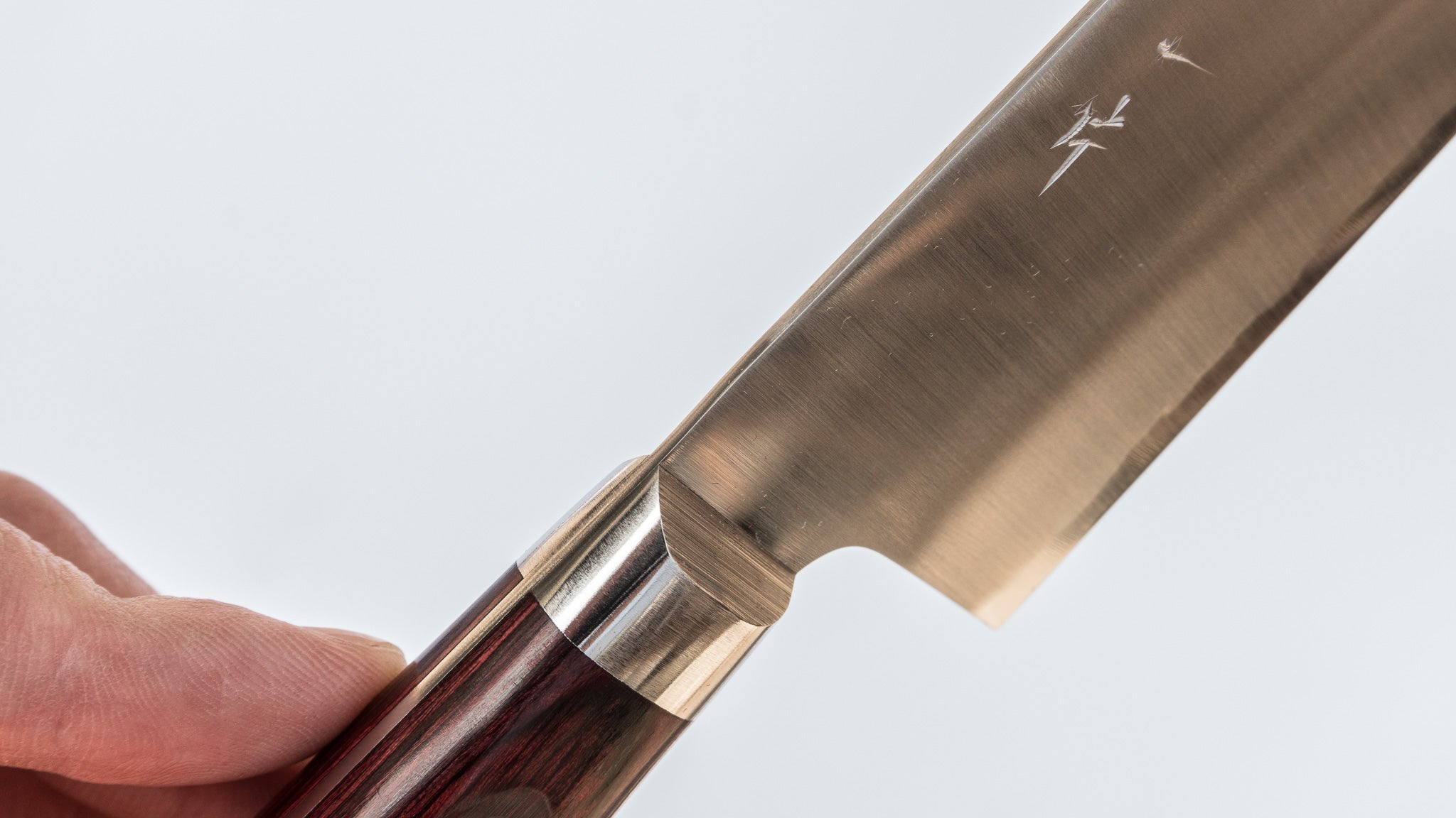 Hitohira TP Gyuto 180mm Japanese Chef Knife with Wine Pakka Handle - Professional Kitchen Knife for Sushi, Meat Cutting & Precision Cooking