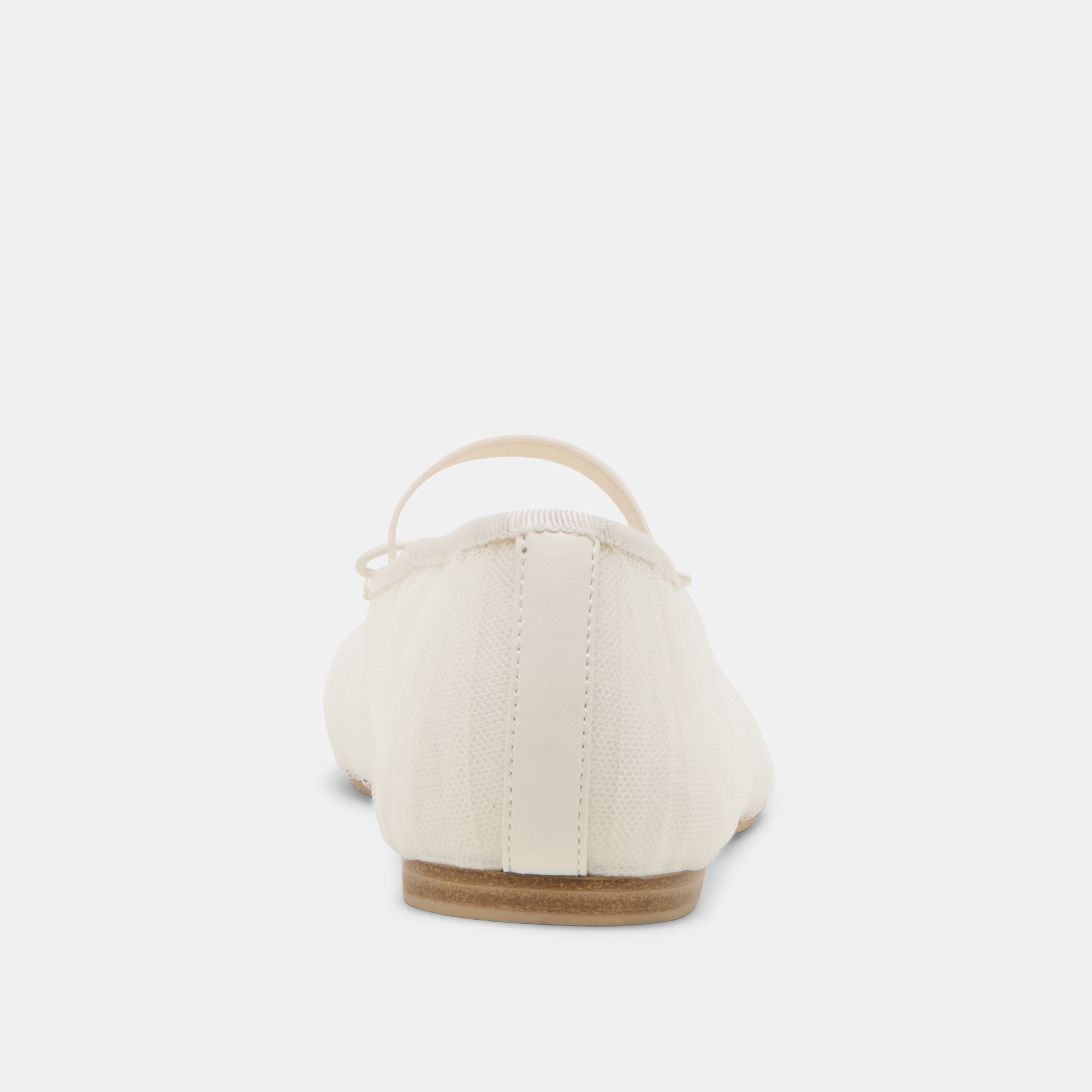 RAEVEN Women's White Tulle Ballet Flats - Comfortable & Elegant Shoes for Dance, Wedding, and Everyday Wear