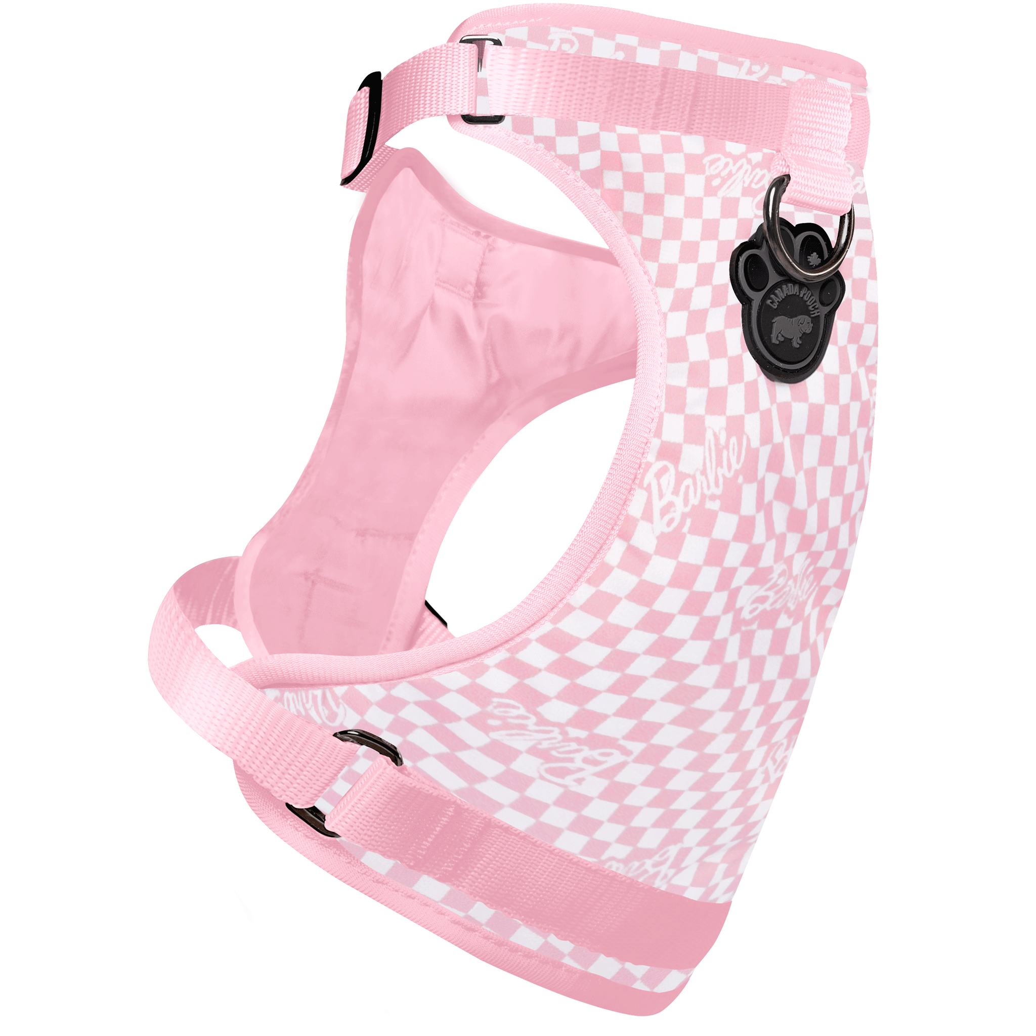 Barbie™ Everything Harness Checker - Adjustable Pet Harness for Small Dogs & Cats - Perfect for Walking, Travel & Outdoor Adventures