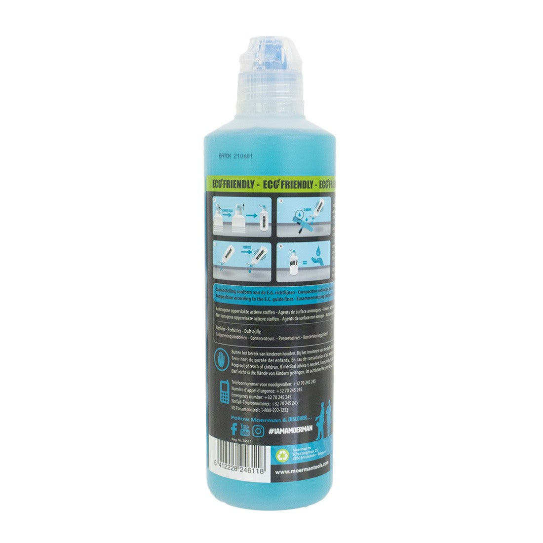 Moerman Squeeze Deluxe Window Cleaning Detergent - Streak-Free Glass Cleaner for Home & Office - Perfect for Windows, Mirrors, and Glass Surfaces