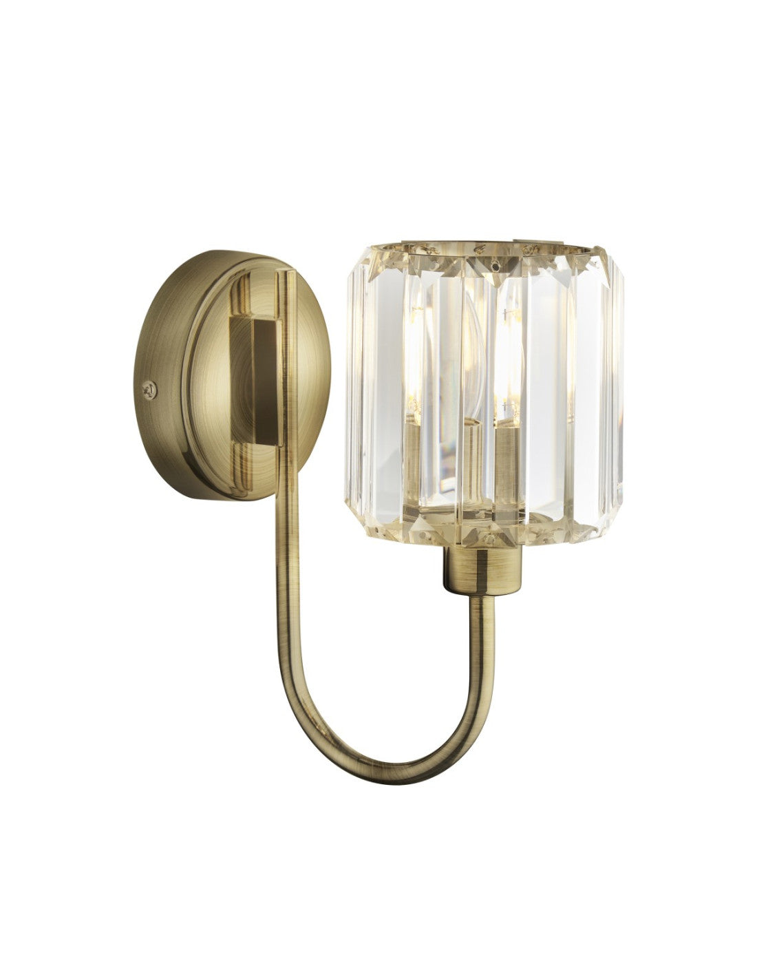 Vintage Advent Wall Light in Antique Brass or Bright Nickel Finish - Perfect for Holiday Decor, Bedroom, and Outdoor Lighting