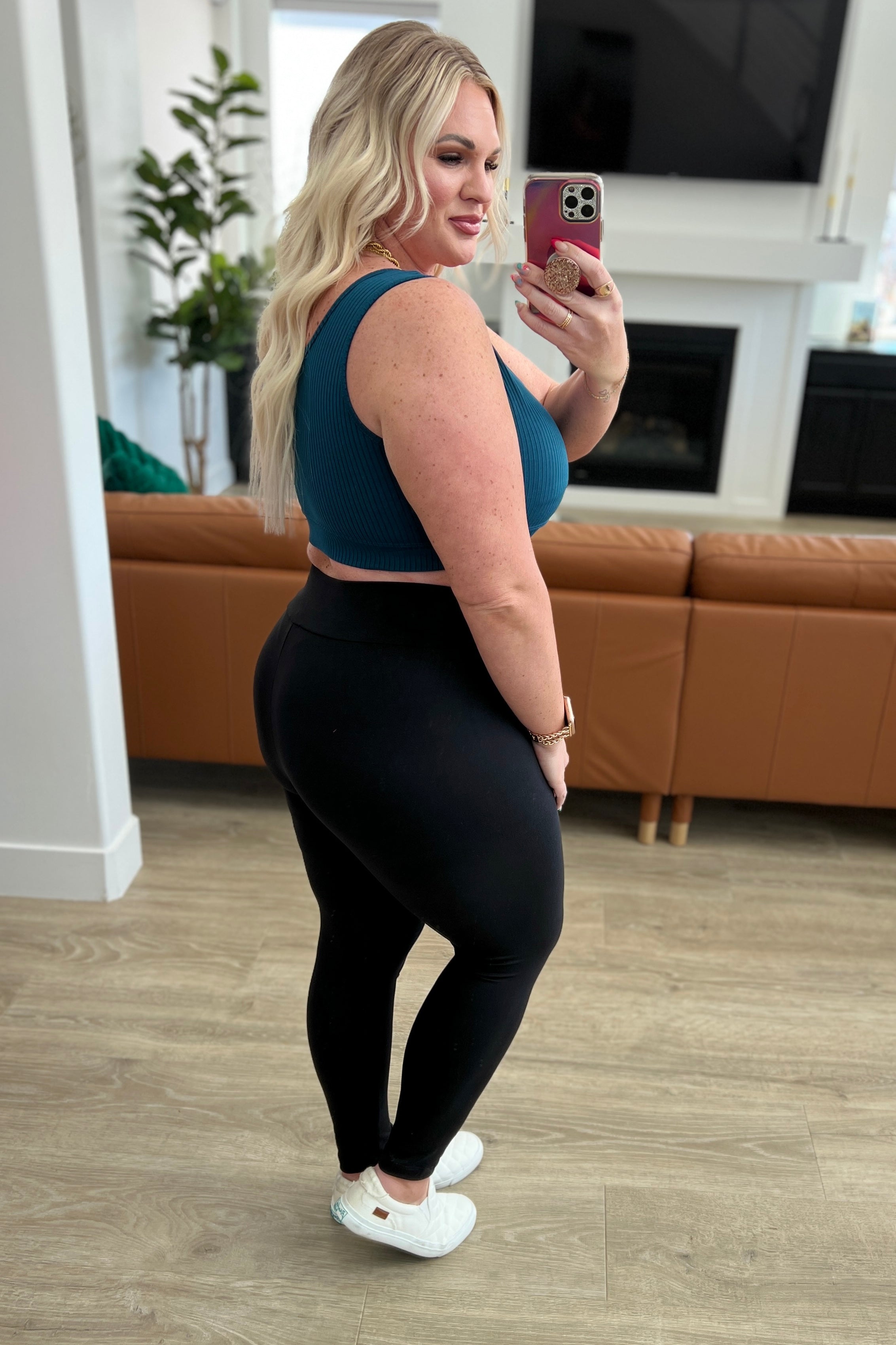 High Waist Heartbeat Skip Leggings for Women - Soft & Stretchy Yoga Pants for Workout, Running & Lounge - Trendy Activewear for Gym & Everyday Wear