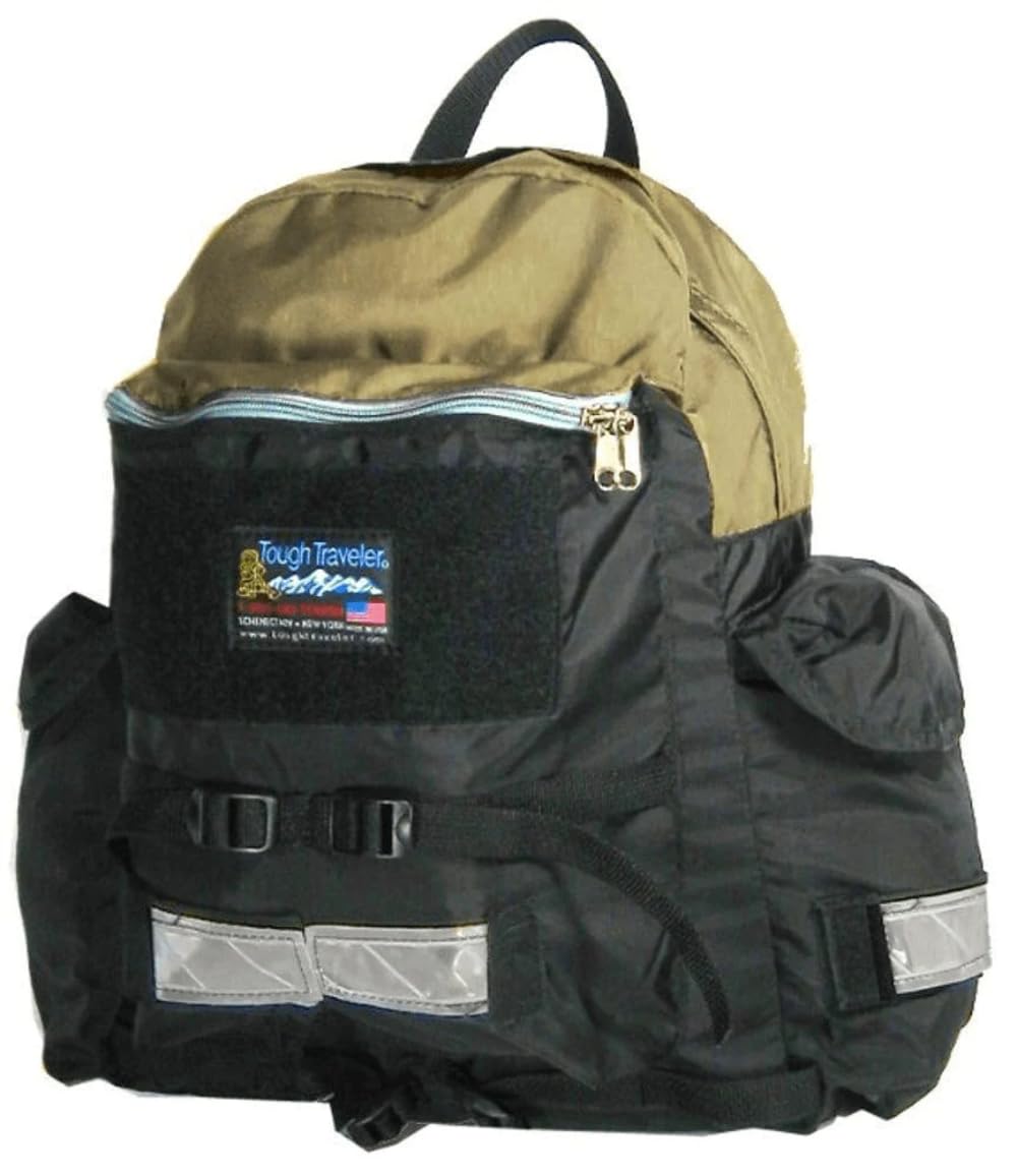 TrekCom Durable Laptop Backpack for Men & Women - Water-Resistant Tan Computer Bag - Made in USA - Perfect for Work, Travel & College