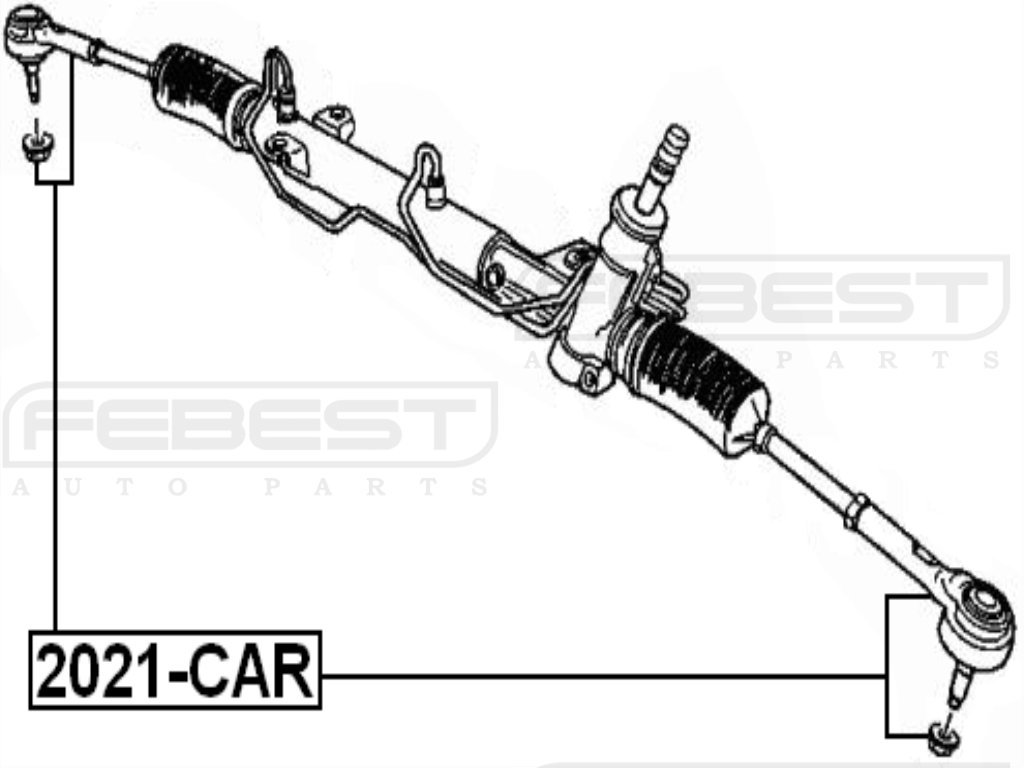 Chrysler Tie Rod End Replacement - 68033477Aa - High-Quality Suspension Part for Smooth Steering & Control - Perfect for Chrysler Vehicles in City Driving & Off-Road Conditions