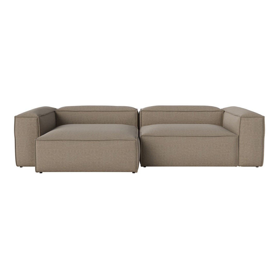Cosima 2-Seater Sofa with Chaise Lounge - Modern Living Room Furniture for Small Spaces | Perfect for Apartments, Condos & Cozy Home Decor