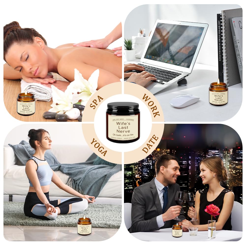 Romantic Valentine's Day Gifts for Her - Scented Candles for Wife, Girlfriend, Bride to Be - Perfect Birthday & Wedding Gift Ideas for Women - Home Decor & Relaxation Gifts for Anniversary, Spa Nights