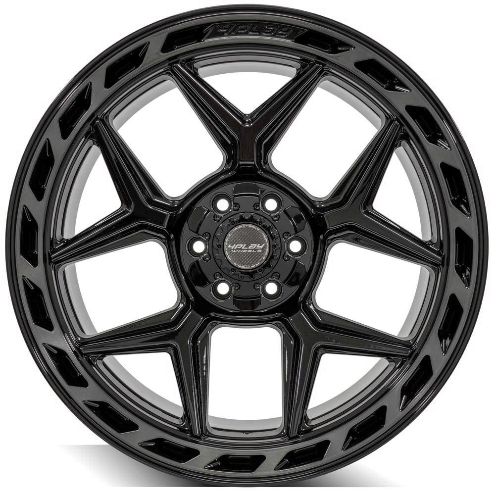 4Play Gen3 4P55 Gloss Black Wheels 22x10.0 18