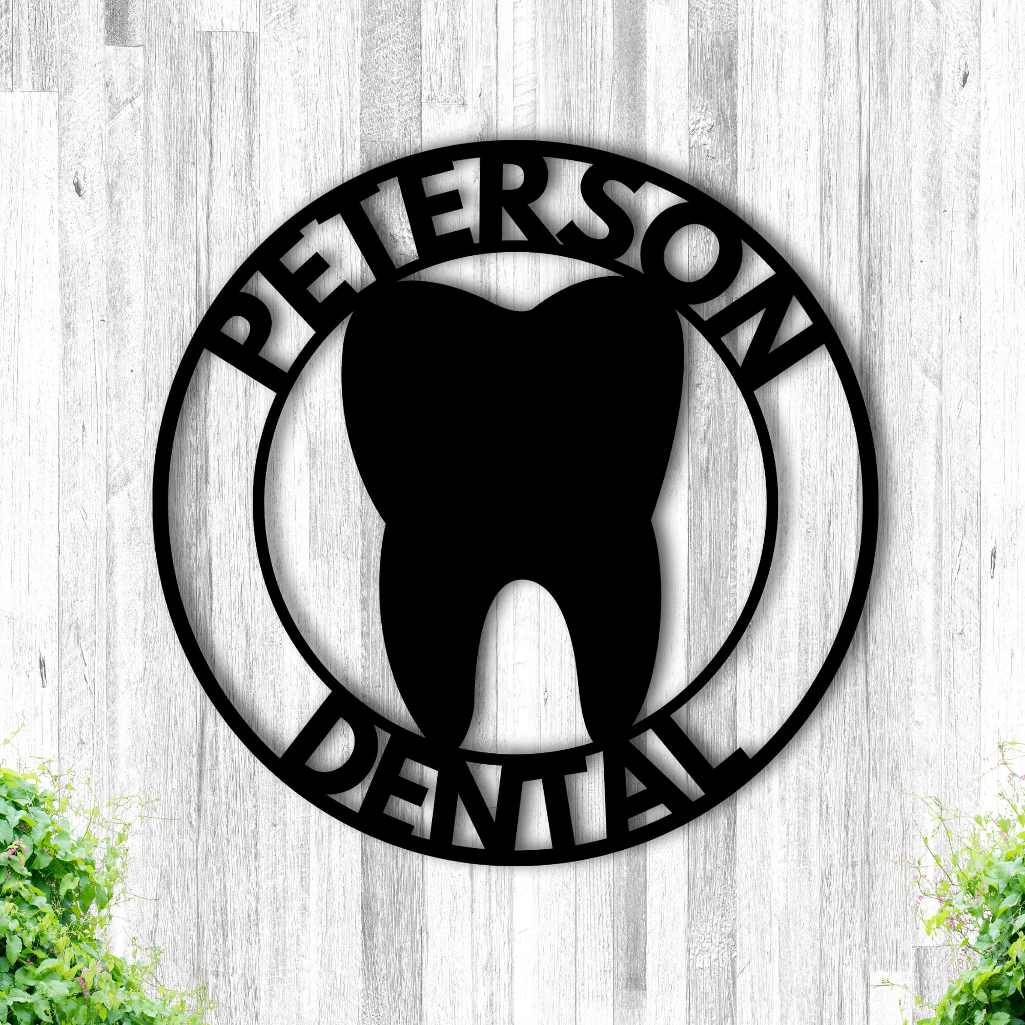 Personalized Dentist Office Metal Wall Art - 36 Inch Custom Dental Sign for Dentist Gifts & Clinic Decor | Perfect for Dental Offices, Waiting Rooms & Exam Rooms