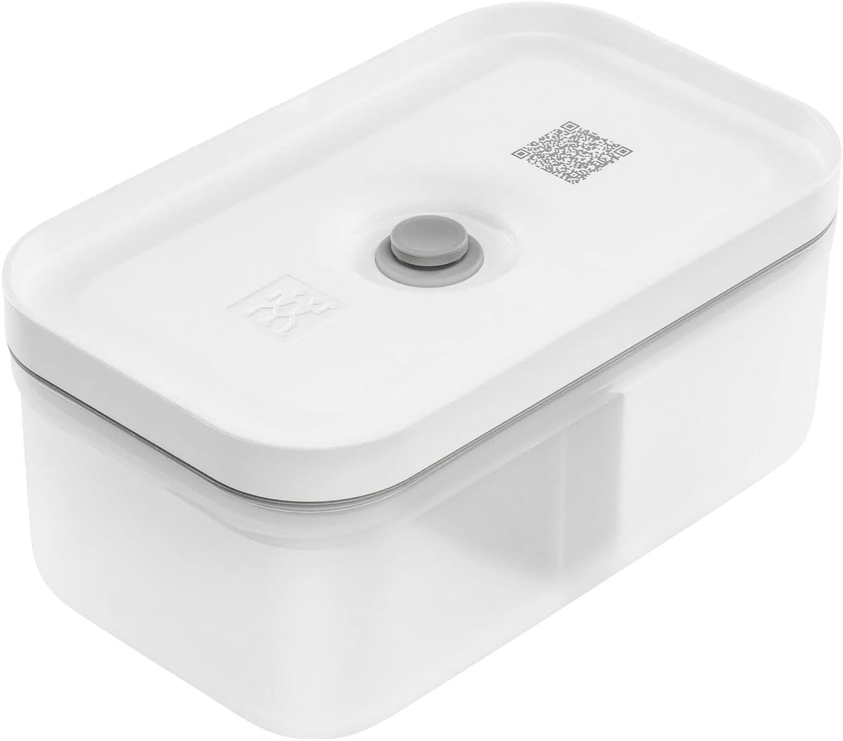 ZWILLING Fresh & Save Airtight BPA-Free Plastic Lunch Box - Grey Semitransparent Food Storage Container for Meal Prep, Office Lunch & Picnics - Medium Size