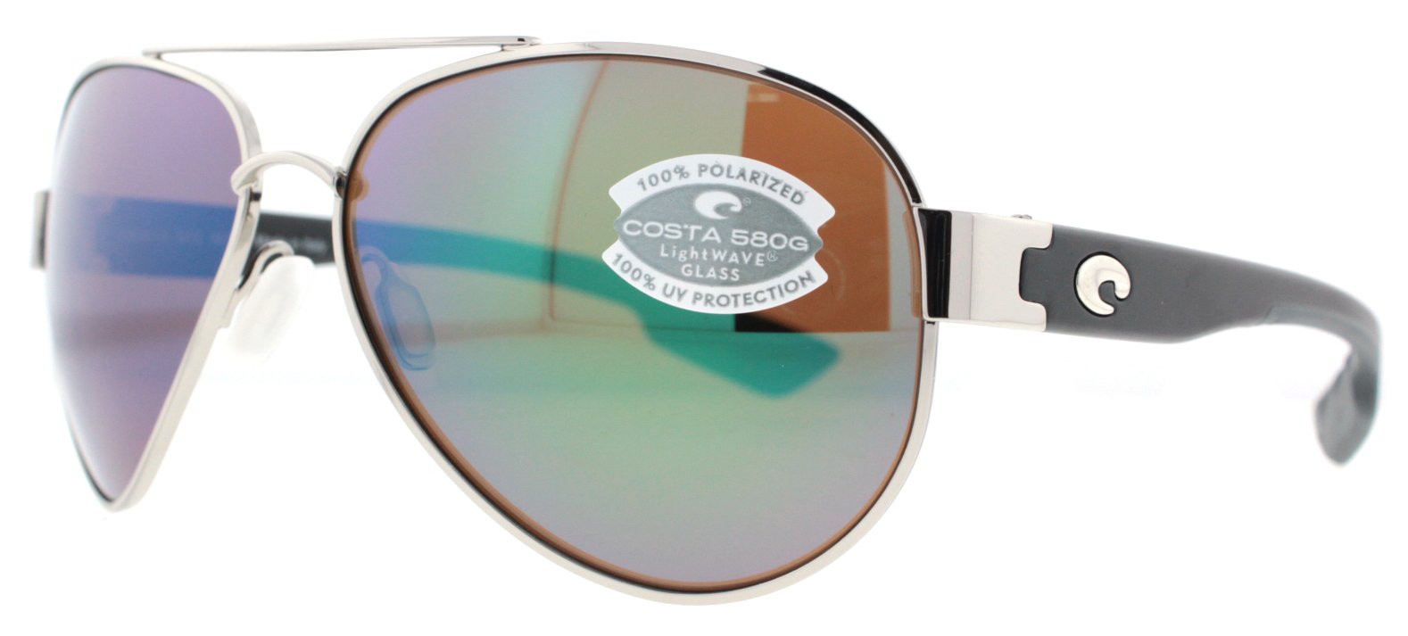 Costa Del Mar Men's South Point Aviator Sunglasses - Polarized UV Protection for Outdoor Sports & Driving