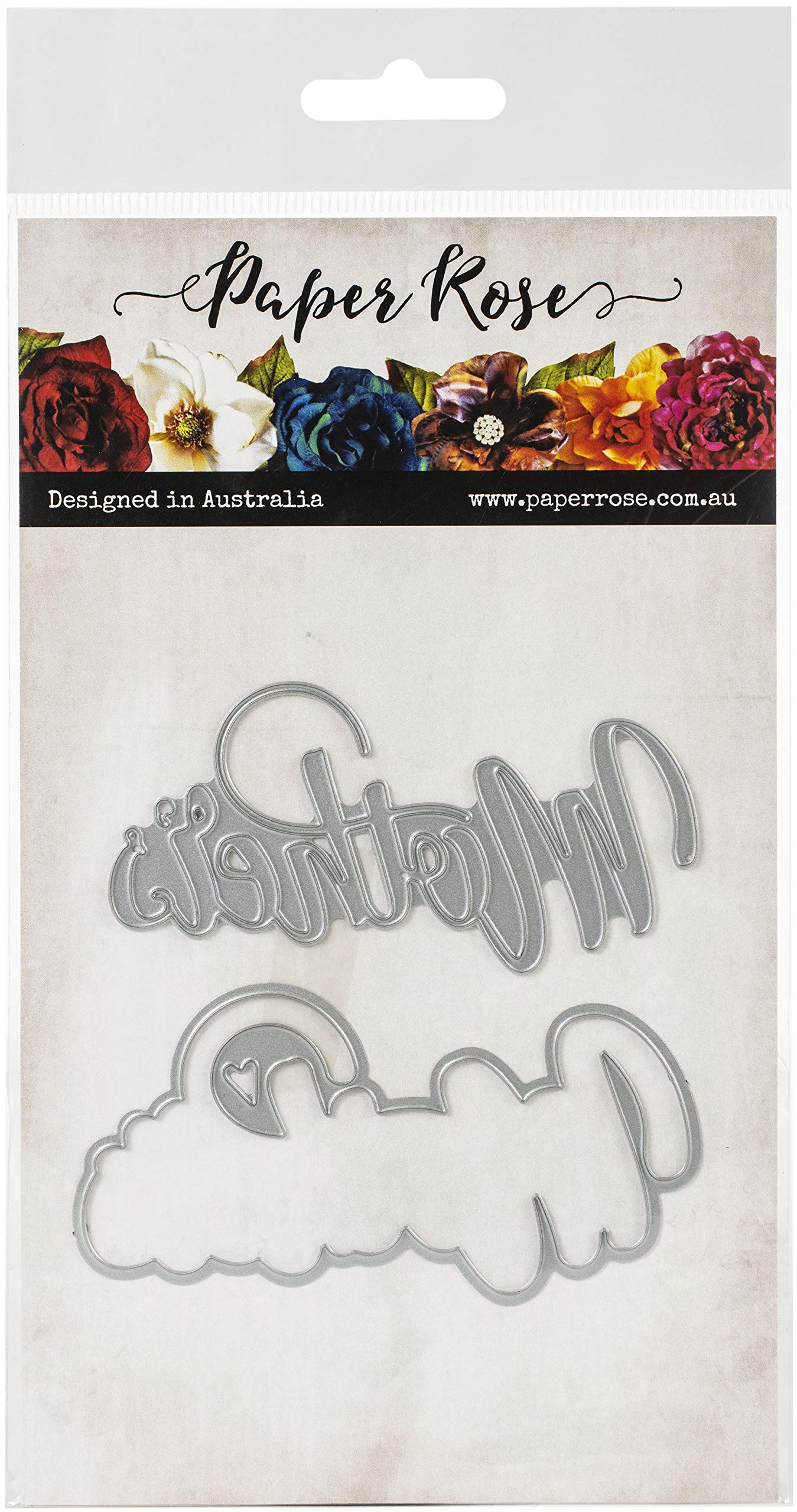 3PL Paper Rose Dies - Layered Word for Mother's Day Crafts
