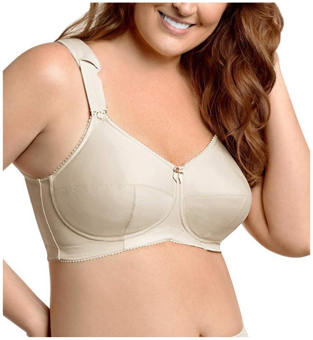 Elila Kaylee Full Coverage Wire-Free Bra - Comfortable Support for Everyday Wear, Yoga & Relaxation