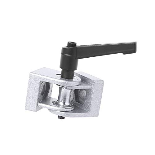 Zinc Alloy Cabinet Hinges with Handle - Flexible Die Cast Pivot Joint Connector for 4040S Aluminum Extrusion Profile | Perfect for DIY Furniture, Kitchen Cabinets & Wardrobe Doors