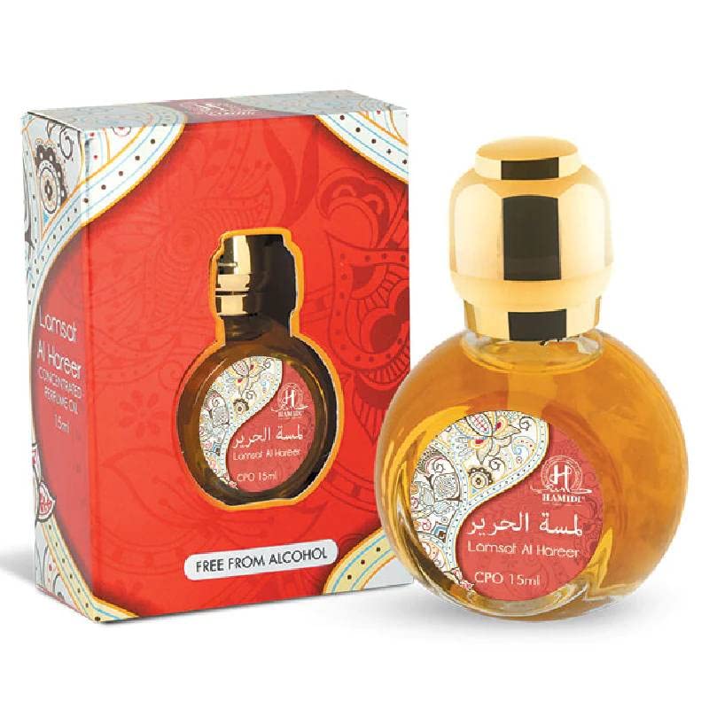 Lamsat Al Hareer CPO 15ml Attar by Hamidi | Premium Men's Perfume Oil | Long-Lasting Arabic Fragrance | Alcohol-Free Concentrated Scent | Ideal for Daily Wear, Special Occasions & Gifting