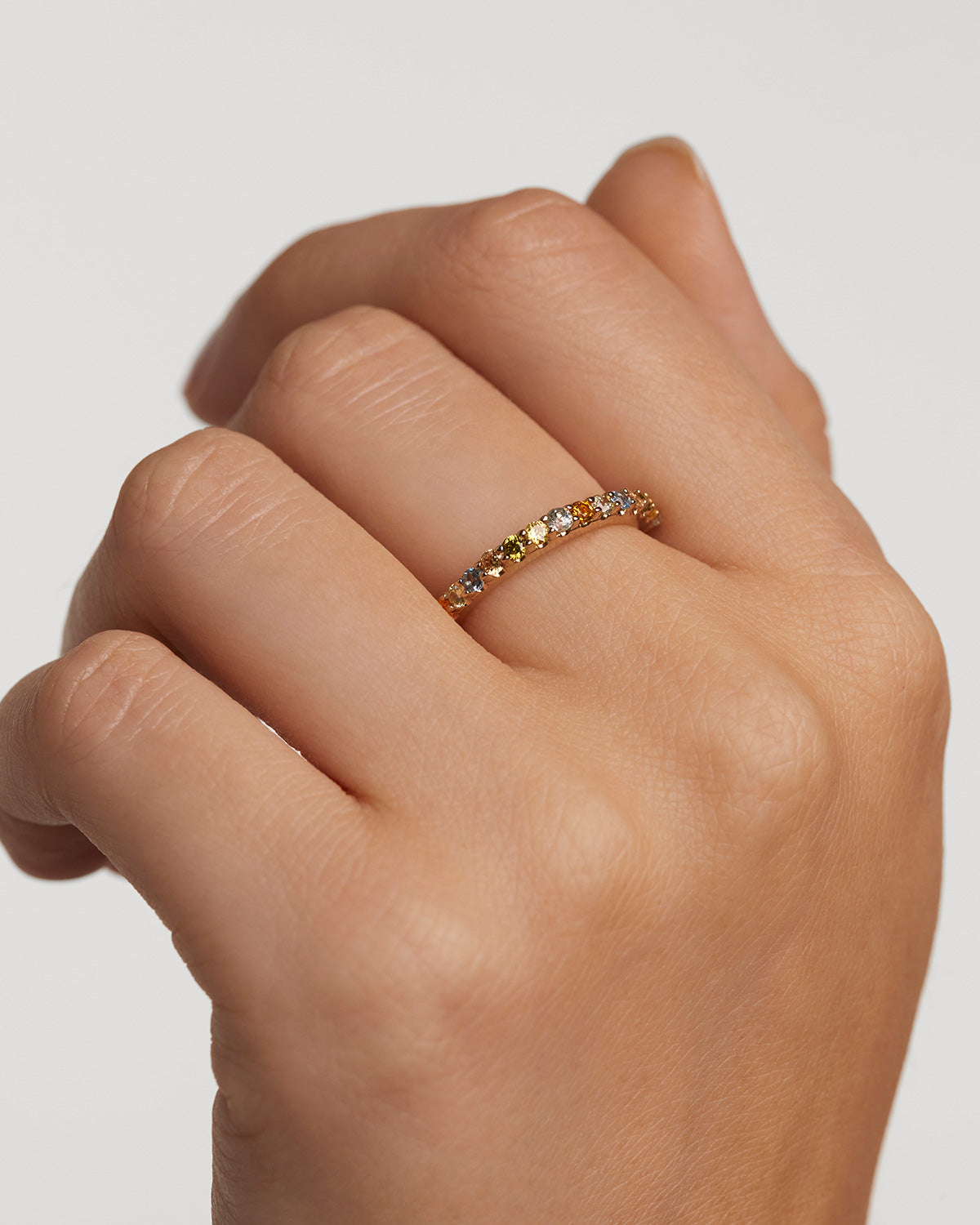 Rainbow Ring for Women - Elegant Stackable Jewelry for Everyday Wear, Gift Giving & Special Occasions