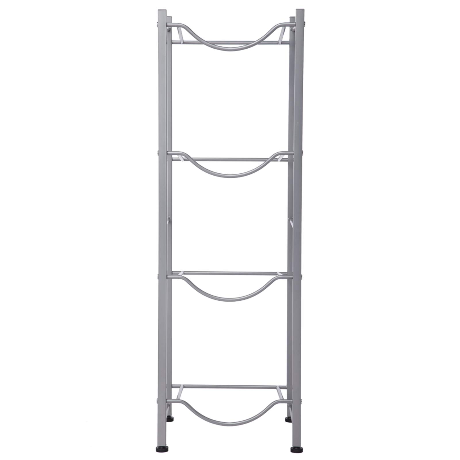 4-Tier Heavy Duty Water Bottle Storage Rack | Detachable Cooler Jug Organizer for 5 Gallon Bottles | Perfect for Kitchen, Office, Garage & Outdoor Camping