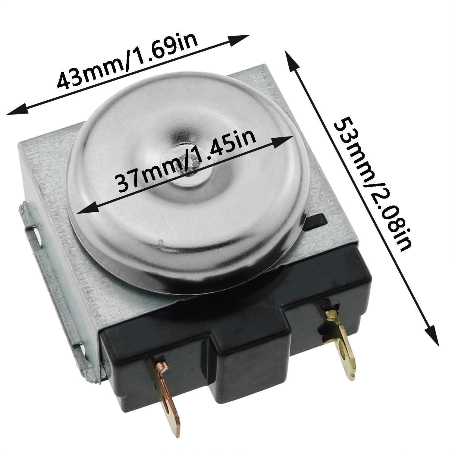 60 Minute Timer Switch - 15A 125V / 16A 250V Delay Timer Controller for Microwave Oven, Cooker & Kitchen Appliances - Perfect for Cooking, Baking & Home Automation