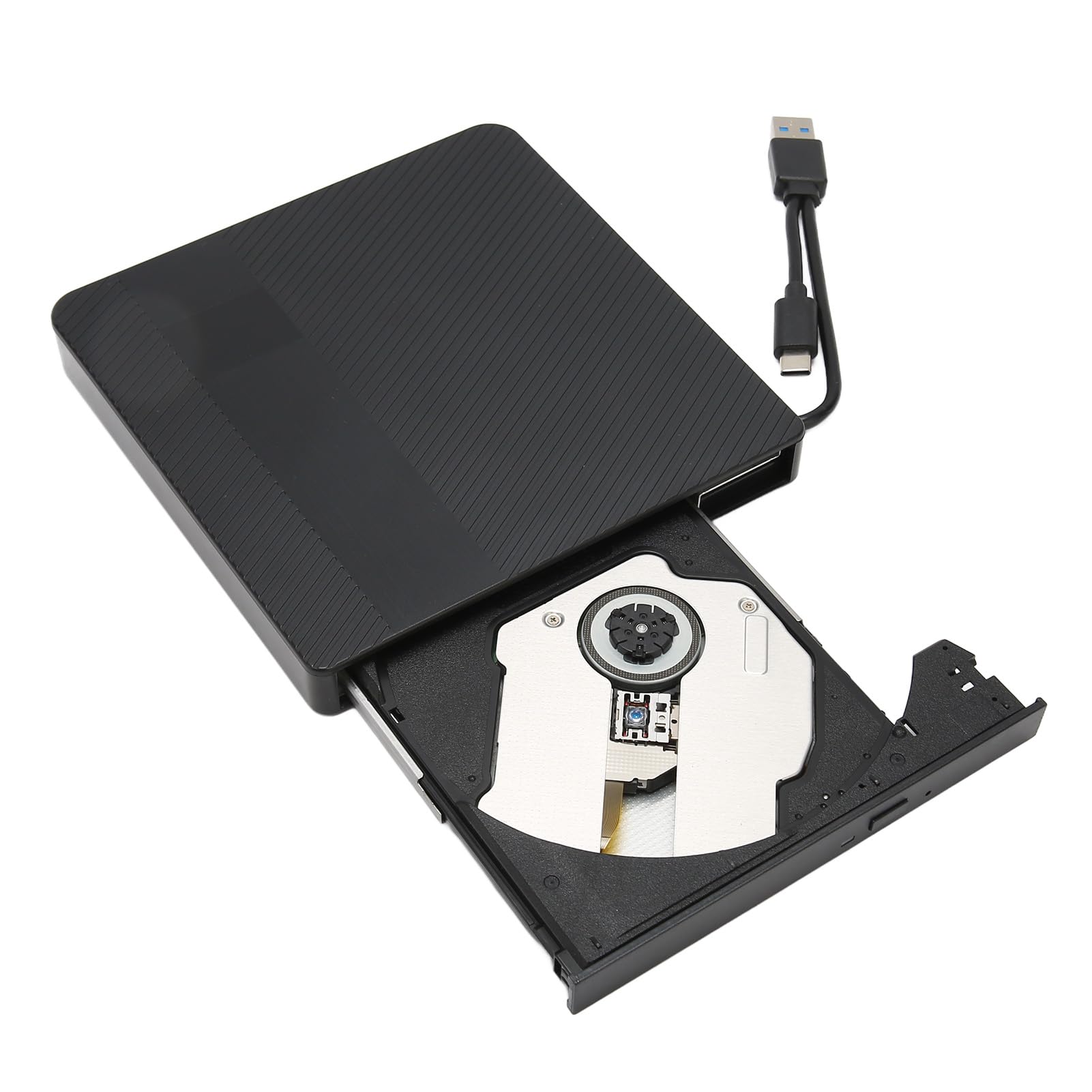 Universal External DVD Drive with USB 3.0, Multi-System Compatible DVD RW Burner for Windows PC, Ideal for Home Office and Multimedia Entertainment