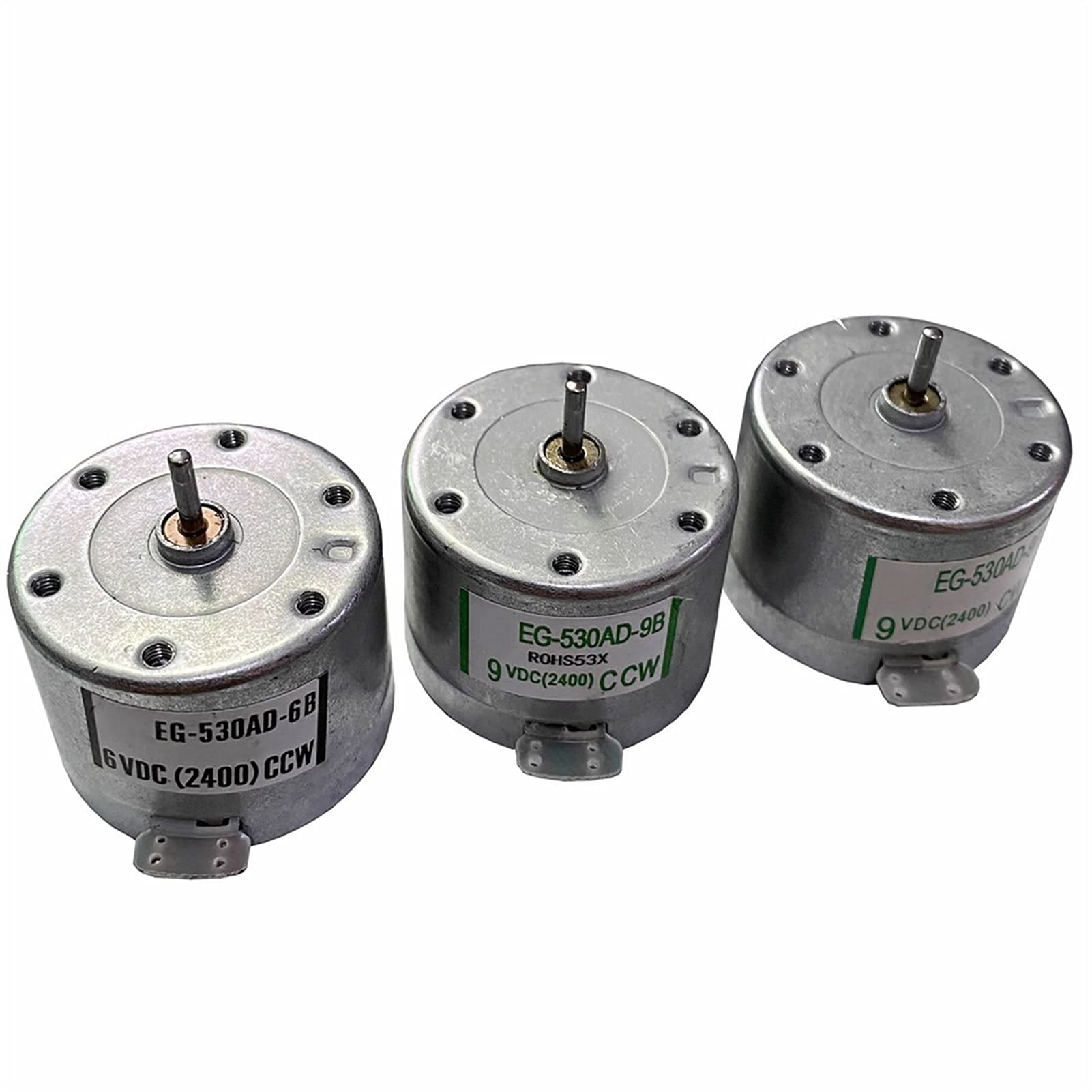 DIY Small DC Motor 6V 9V 12V - EG-530AD Model with CCW/CW Rotation - Replacement Parts for Recorders, Toys & Science Projects - High Torque Geared Motor (12V, CCW B) - Perfect for STEM Education, Electronics Repair & DIY Hobby Projects
