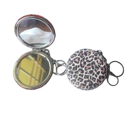 Portable 180° Rotating Dual-Sided Travel Makeup Mirror for Women - Compact, Magnifying & Pocket-Friendly Cosmetic Mirror for On-The-Go Beauty (Ideal for Travel, Home, Office & Gym Bag)