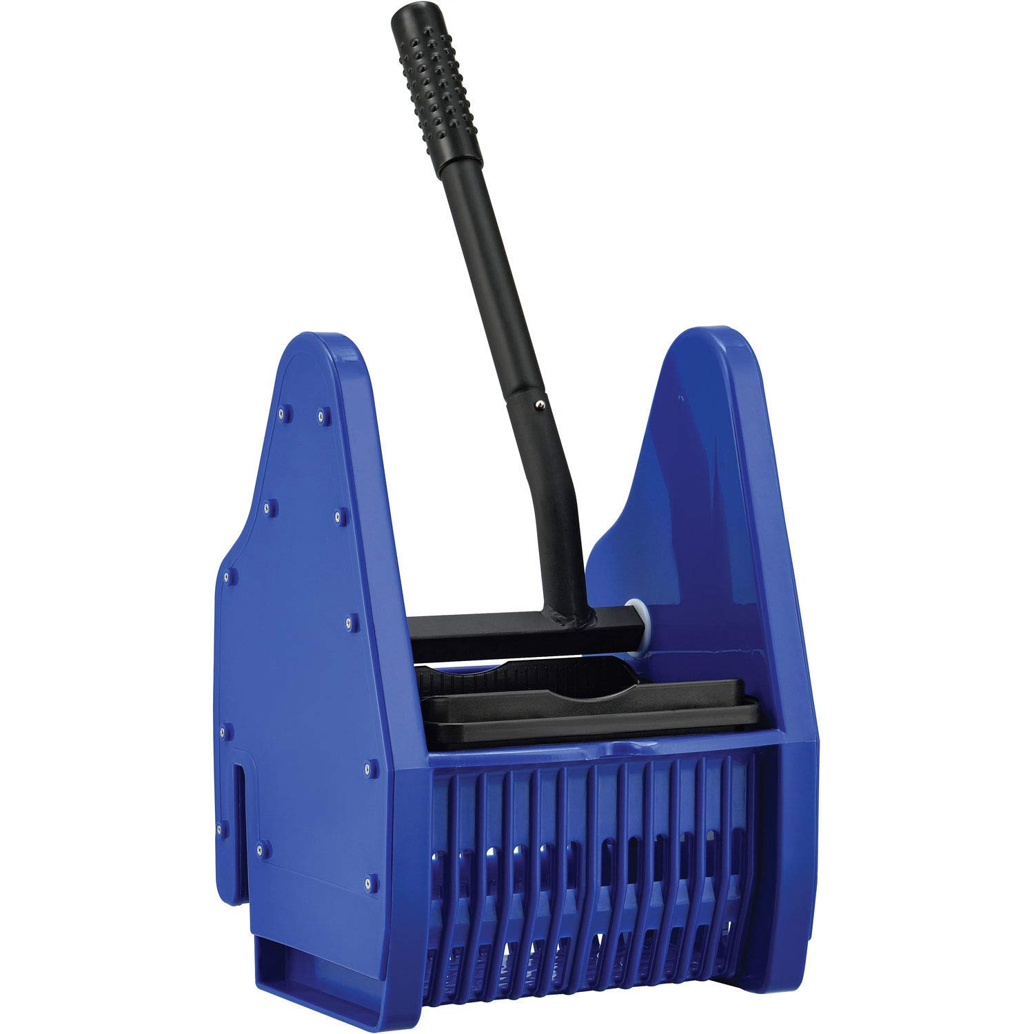 38 Qt. Blue Mop Bucket with Wringer & Down Press - Heavy Duty Cleaning Combo for Commercial & Home Use - Ideal for Floors, Garages & Janitorial Services