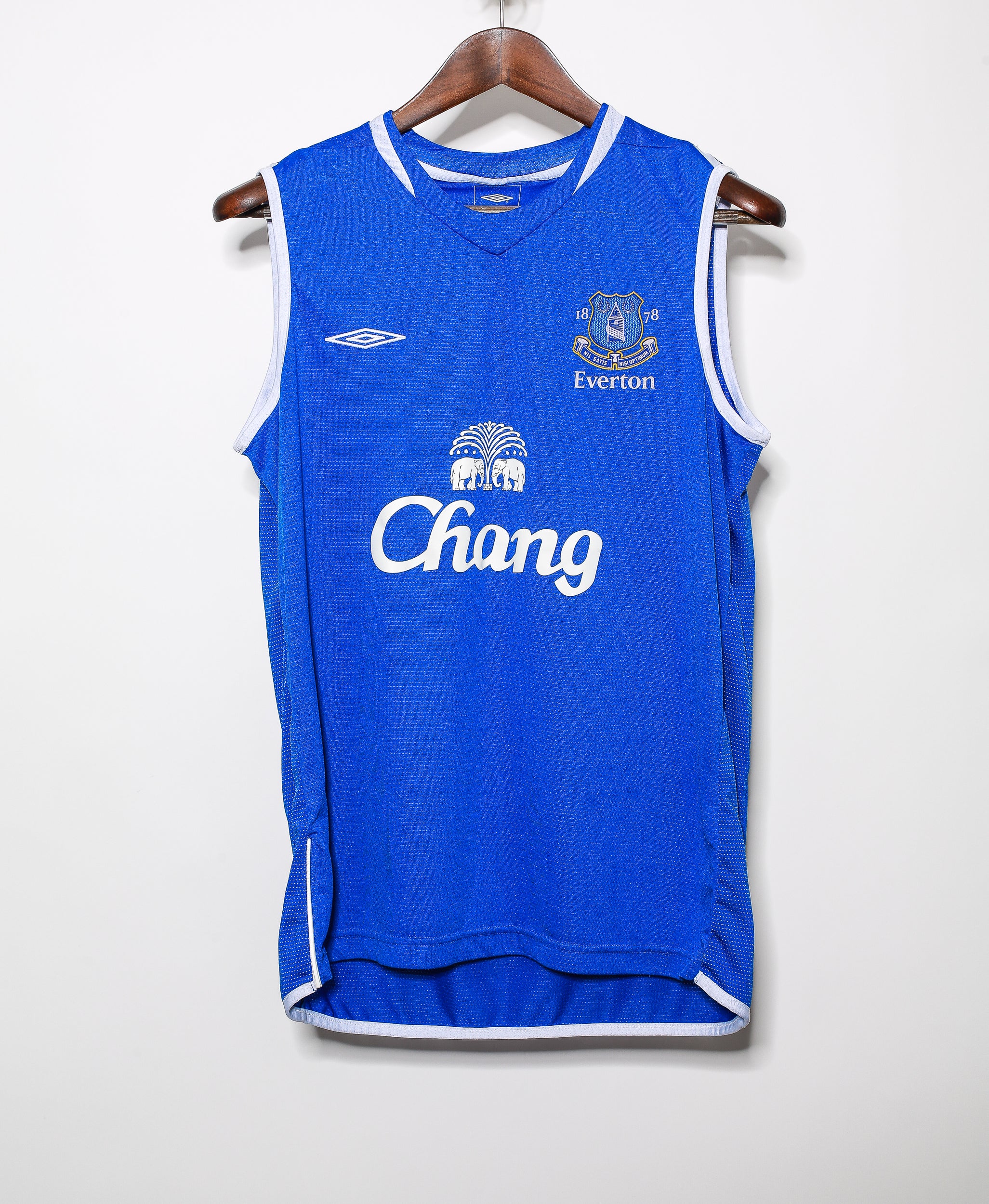 2008 Everton FC Training Vest - Size L - Men's Soccer Practice Jersey - Perfect for Football Training & Fan Support