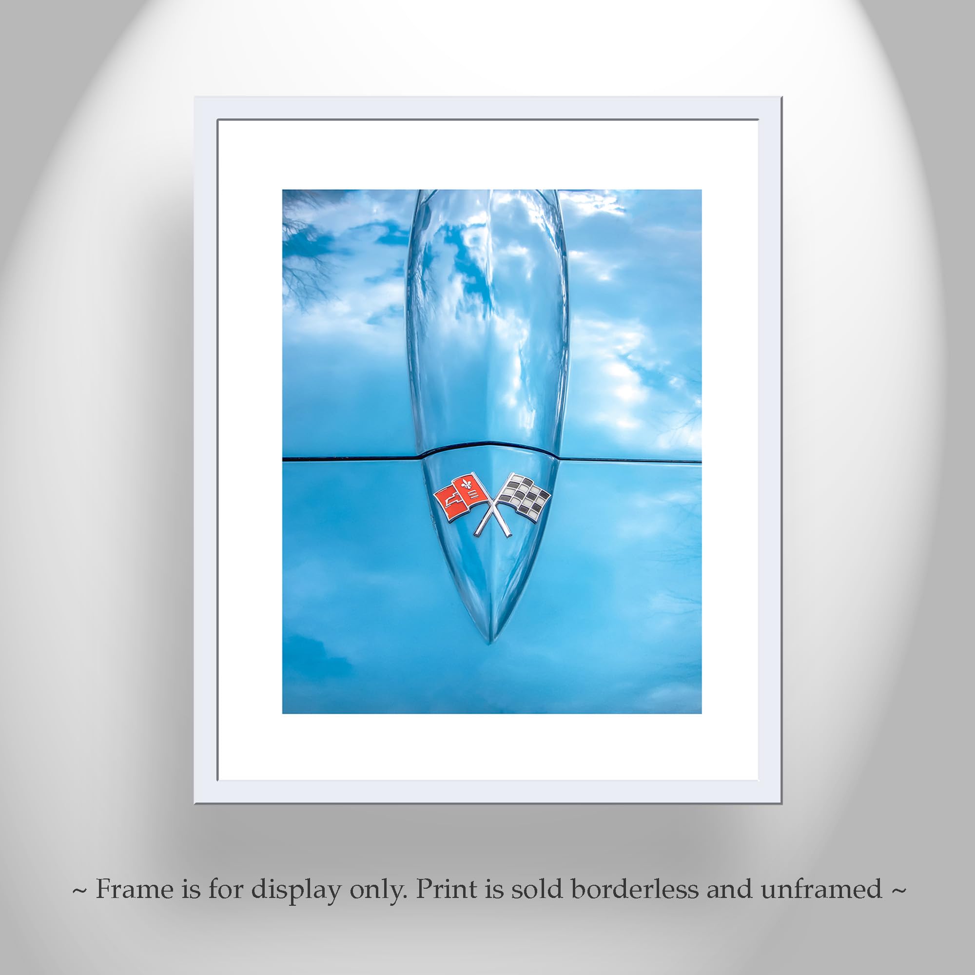 Corvette Wall Art - High-Quality Automotive Poster for Home, Office & Garage Decor | Perfect for Car Enthusiasts & Man Cave