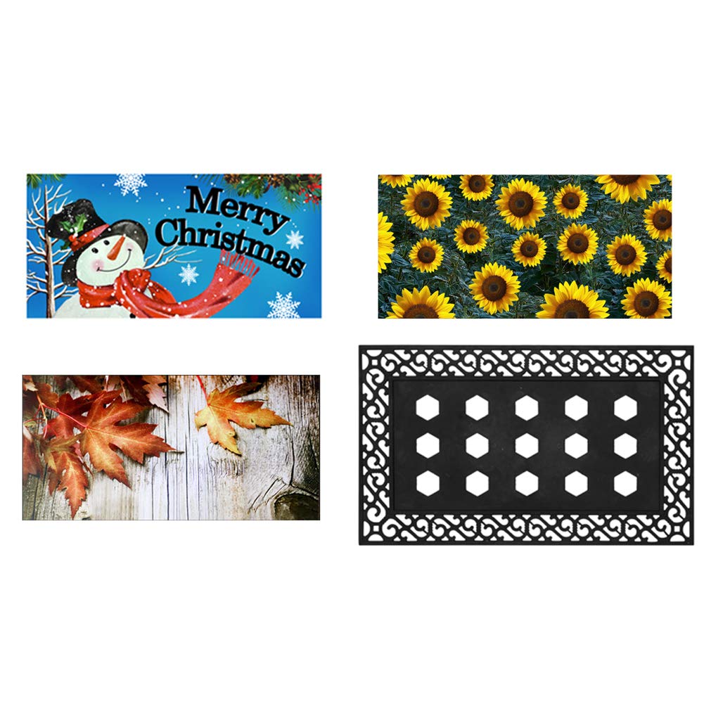 Seasonal Holiday Welcome Mat Set - 17.7