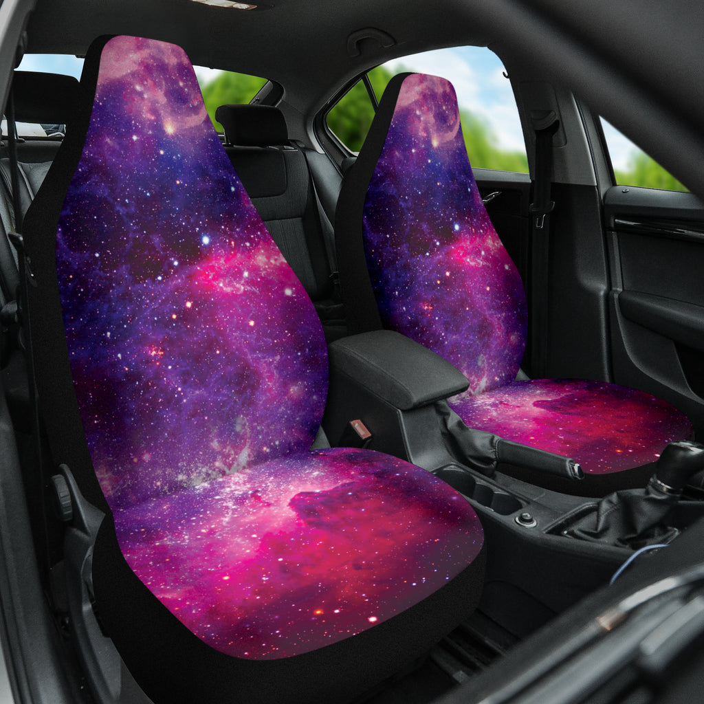 Premium Purple Universe & Planets Car Seat Covers - Universal Fit for Cars, SUVs & Trucks - Space-Themed Interior Accessories for Sci-Fi Fans & Astronomy Lovers