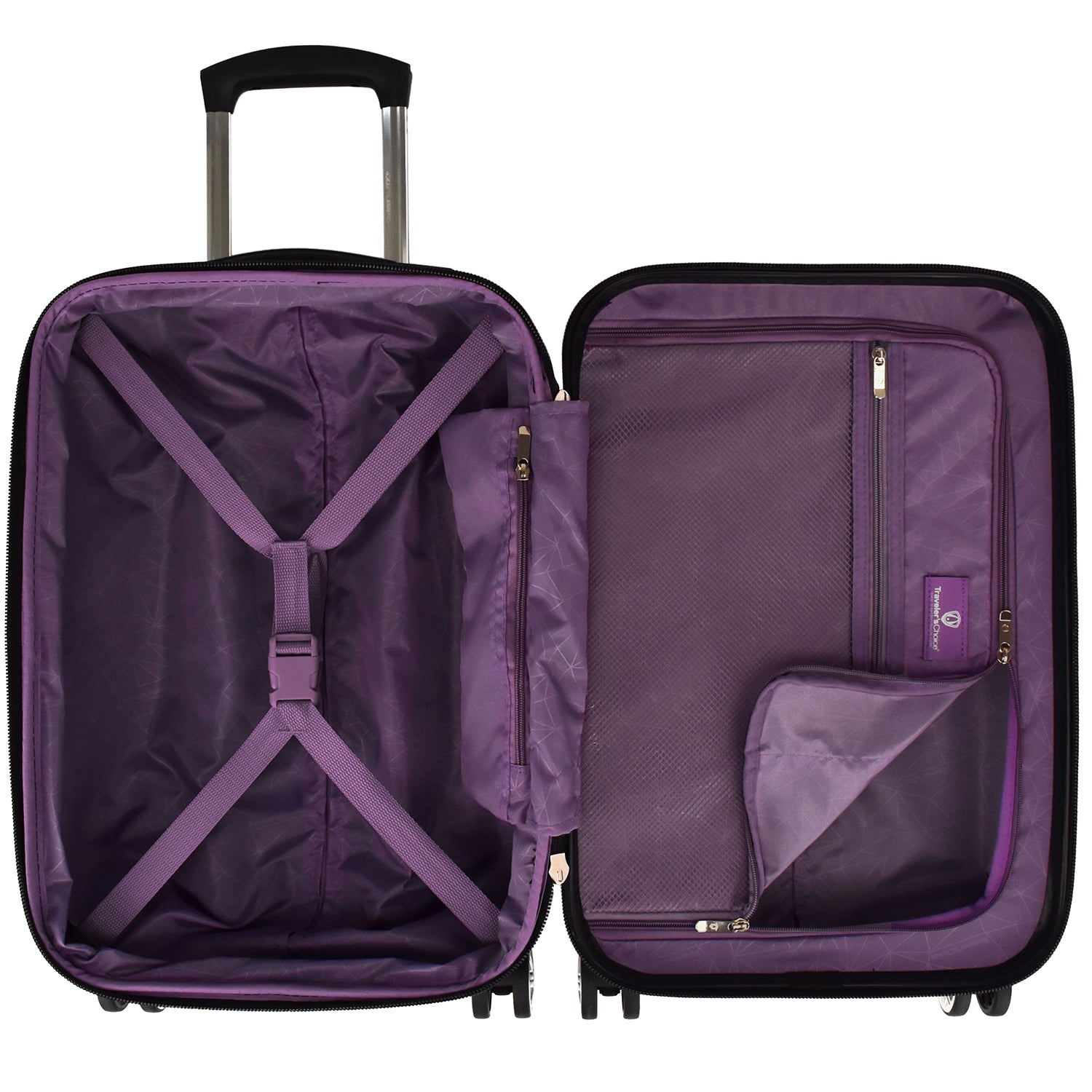Ruma II 2-Piece Luggage Set - Lightweight Spinner Suitcase with TSA Lock - Perfect for Travel, Business Trips & Vacations