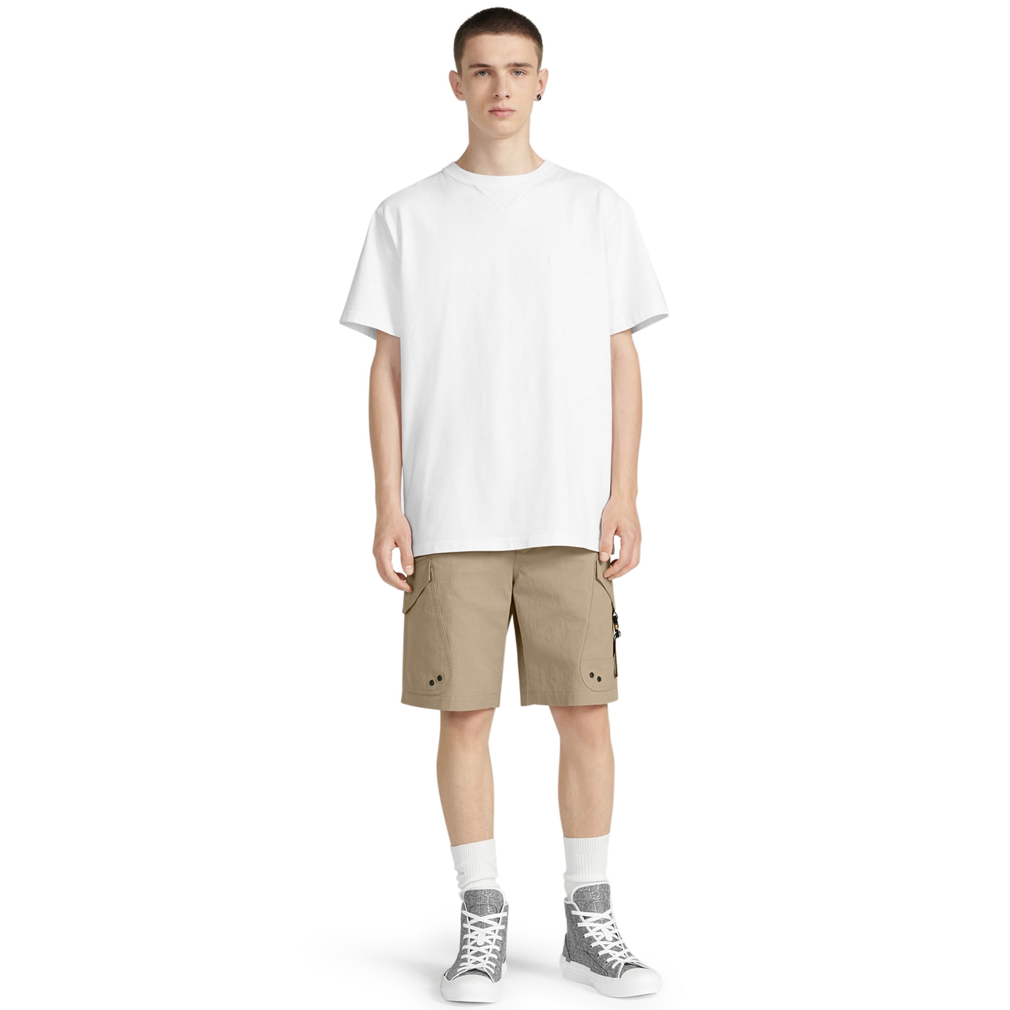 Dior 'Christian Dior Couture' Chest Logo Relaxed Fit White T-Shirt | Casual Wear & Street Style Fashion for Men