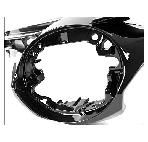 Gloss Black Front Upper Hood Grille Compatible with 2017-2019 Toyota Corolla CE LE L XLE - Upgrade Your Car's Style & Protection for Daily Driving & Show
