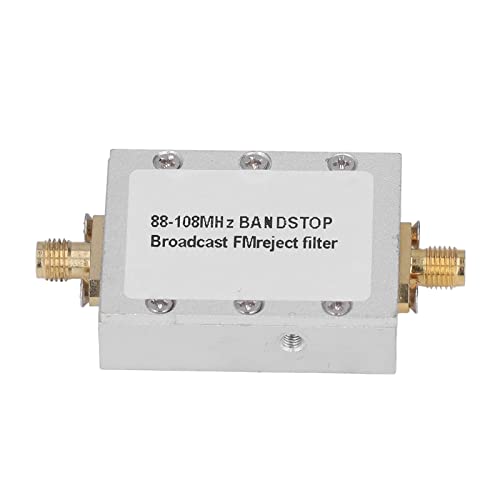 High-Quality FM Transmission Filter with Aluminum Alloy Shell - Precise & Stable DIY Radio Scanner Filter for Ham Radio, Broadcasting & Electronics Projects