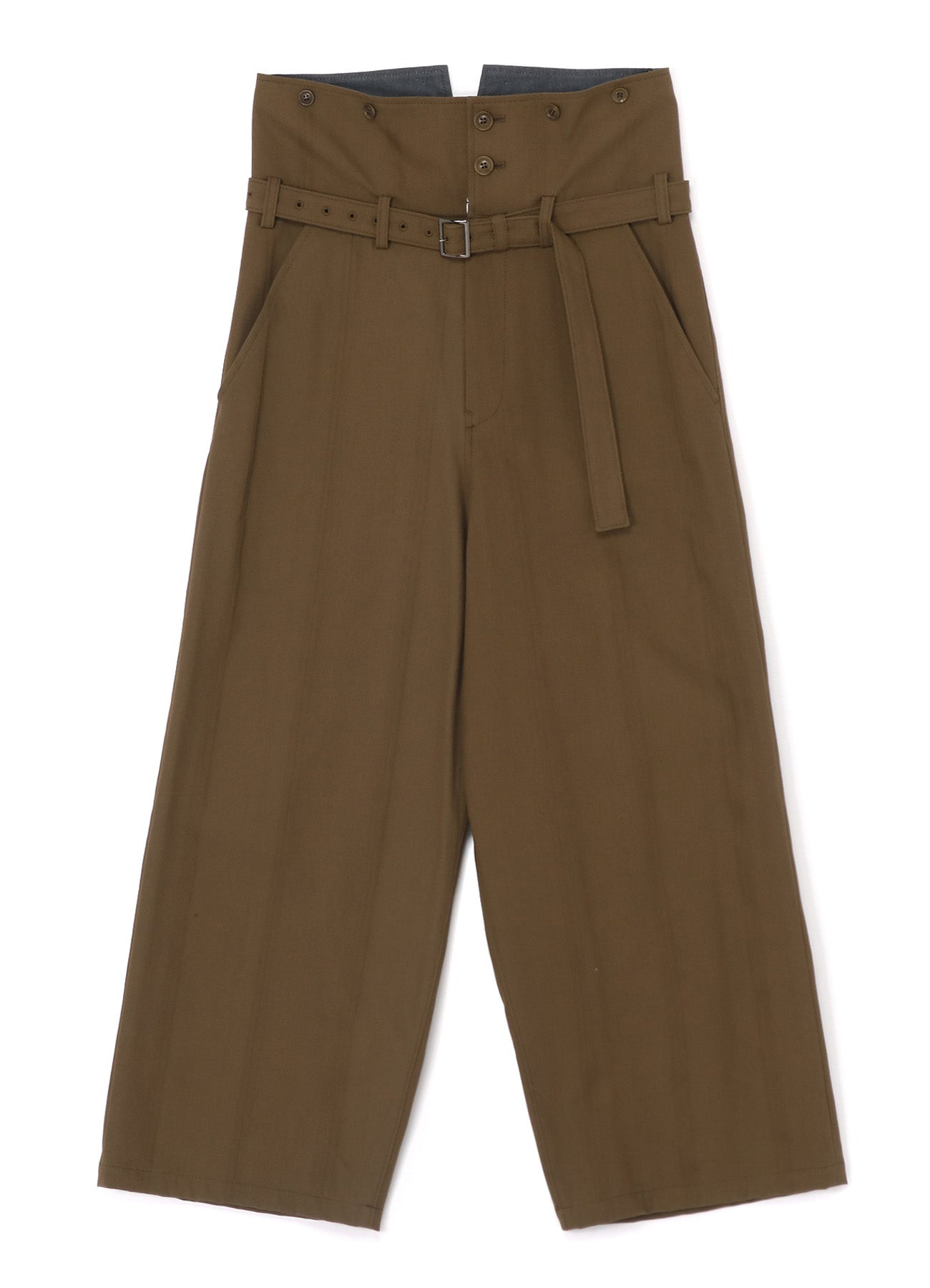 DOBBY Women's High Waist Chino Pants with Belt - Casual Office Work Trousers for Business & Everyday Wear