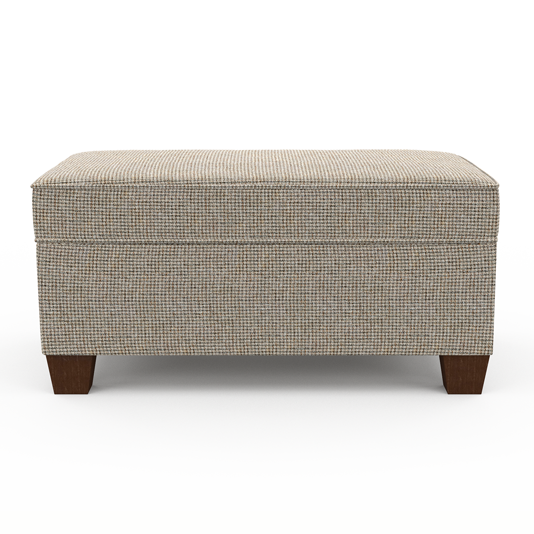 Maxine Storage Ottoman - Versatile Footrest, Seat & Hidden Storage Bench for Living Room, Bedroom & Entryway - Perfect for Small Spaces & Home Organization
