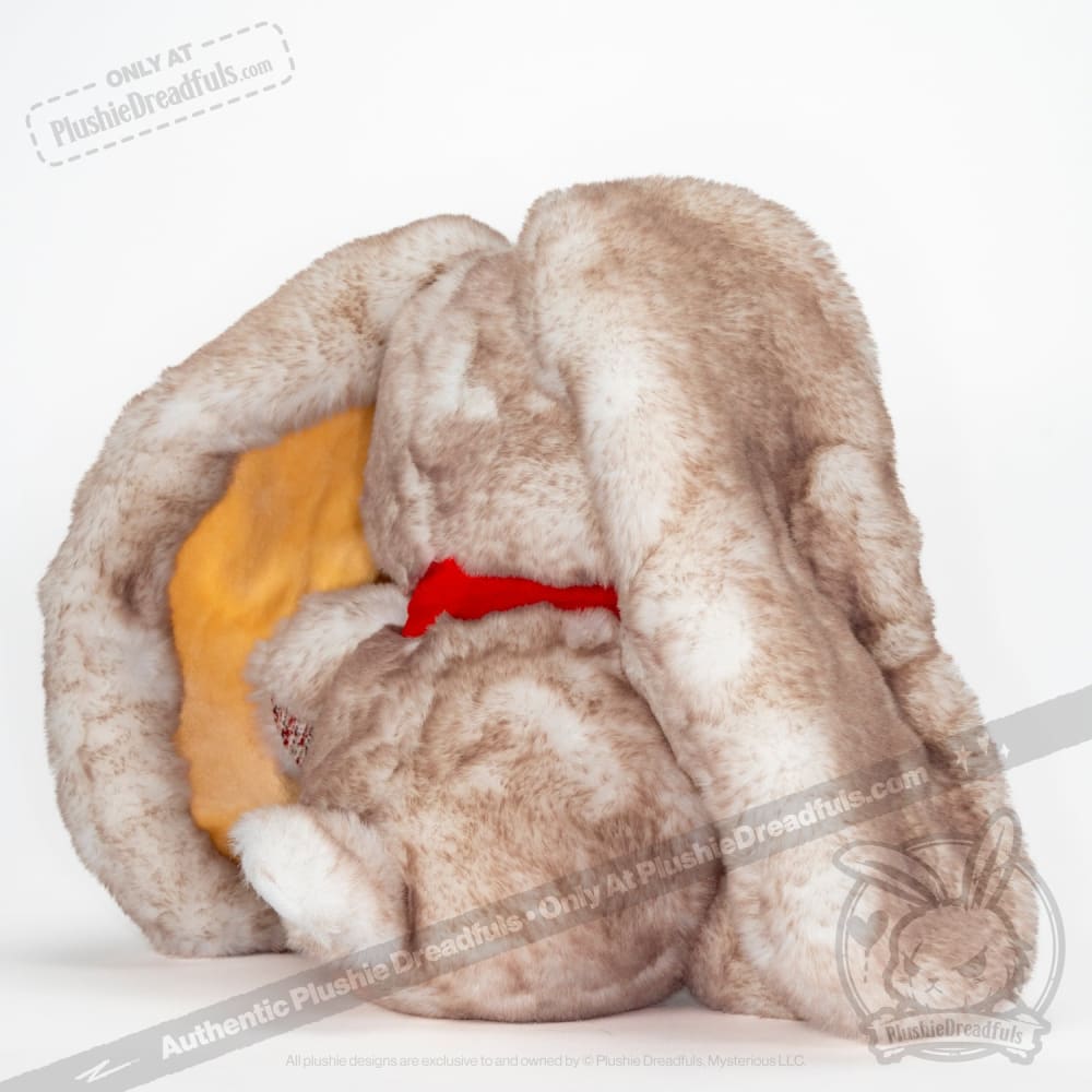 Plushie Dreadfuls Workaholic Rabbit Stuffed Animal - Soft Cuddly Stress Relief Toy for Office Workers & Gift for Professionals