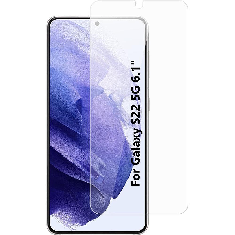 Samsung Galaxy S22/S22+/S22 Ultra 2-in-1 Tempered Glass Screen Protector with Camera Lens Protector - Full Coverage Anti-Scratch Protection for Everyday Use & Outdoor Activities