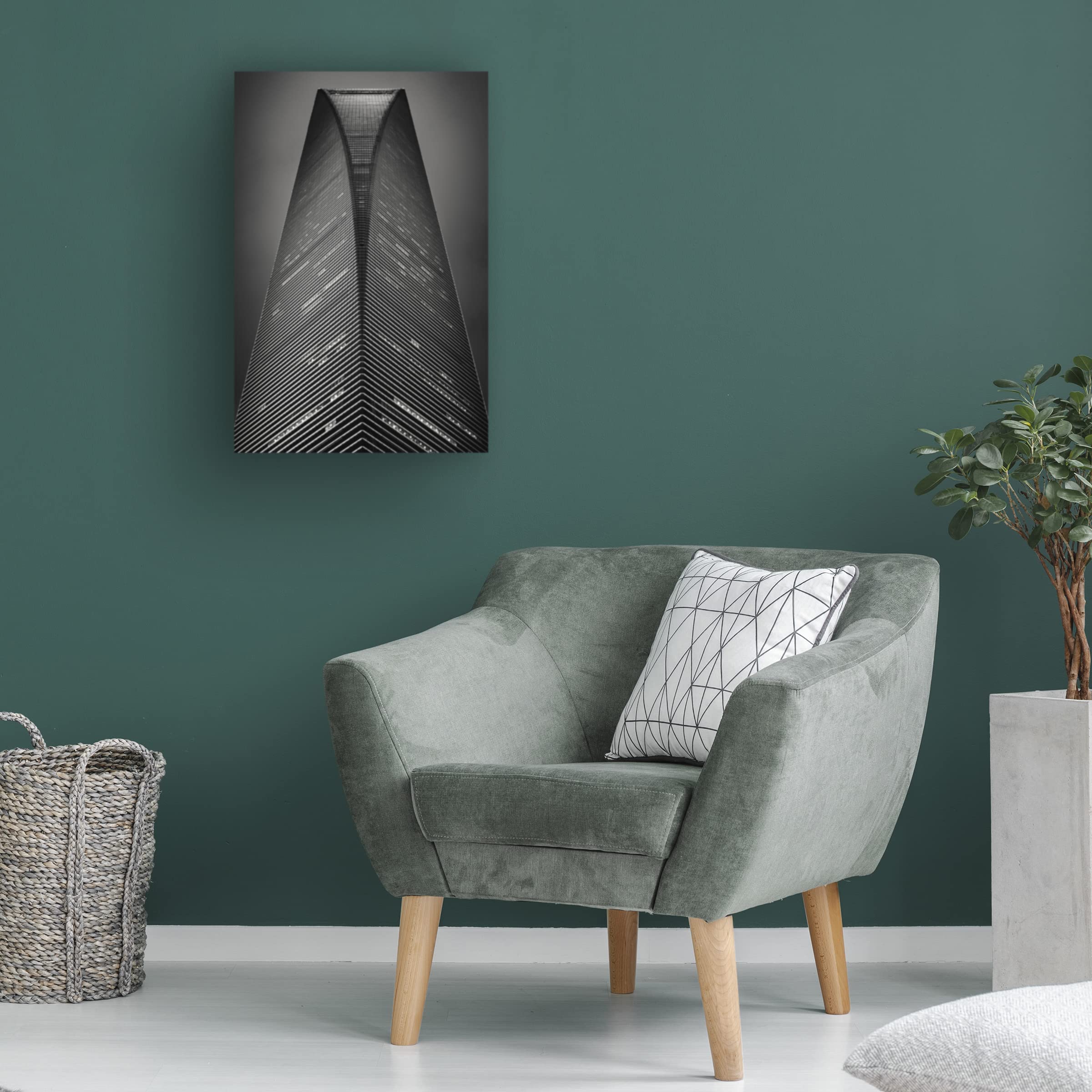 Trademark Fine Art 'Divergence' Canvas Wall Art by Aidan Brewster - Modern Abstract Painting for Living Room, Bedroom & Office Decor