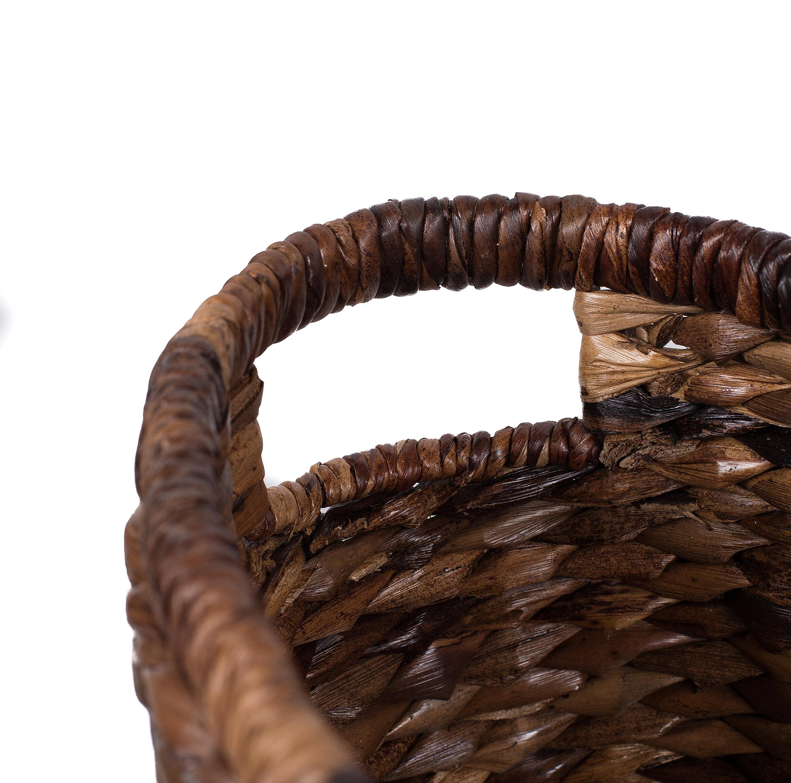BirdRock Home Seagrass Magazine Basket - Natural Woven Storage Organizer for Living Room, Bedroom & Office Decor