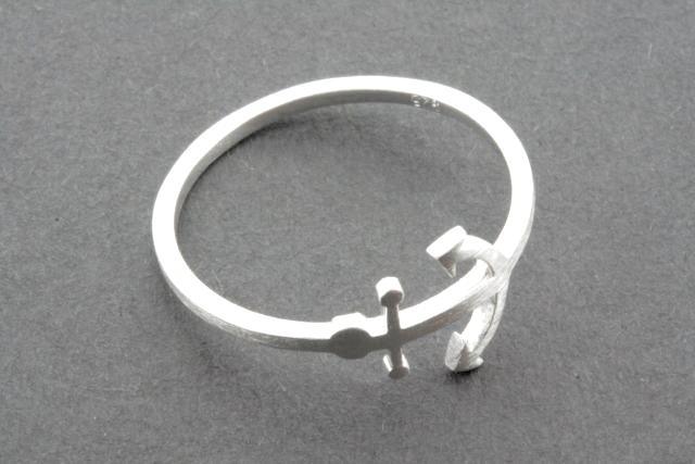 Sterling Silver Anchor Ring for Women - Nautical Jewelry Gift for Her - Perfect for Beach, Cruise & Summer Fashion