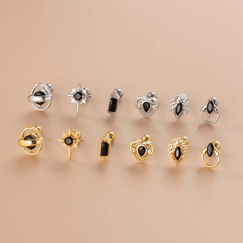 20G Cartilage Tiny Stud Earrings for Tragus Piercing - Hypoallergenic Stainless Steel Jewelry | Perfect for Daily Wear, Parties & Gifts - HSPJ798