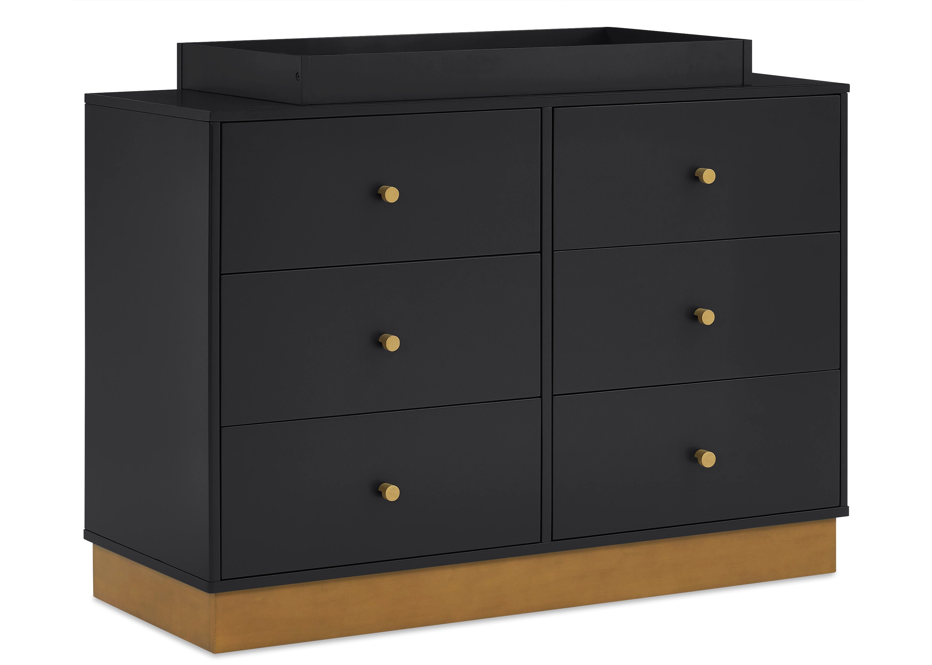James 6-Drawer Baby Dresser with Changing Table Top | Sturdy Nursery Storage with Interlocking Drawers for Diapers, Clothes & Toys | Perfect for Newborns & Toddlers' Bedroom Organization