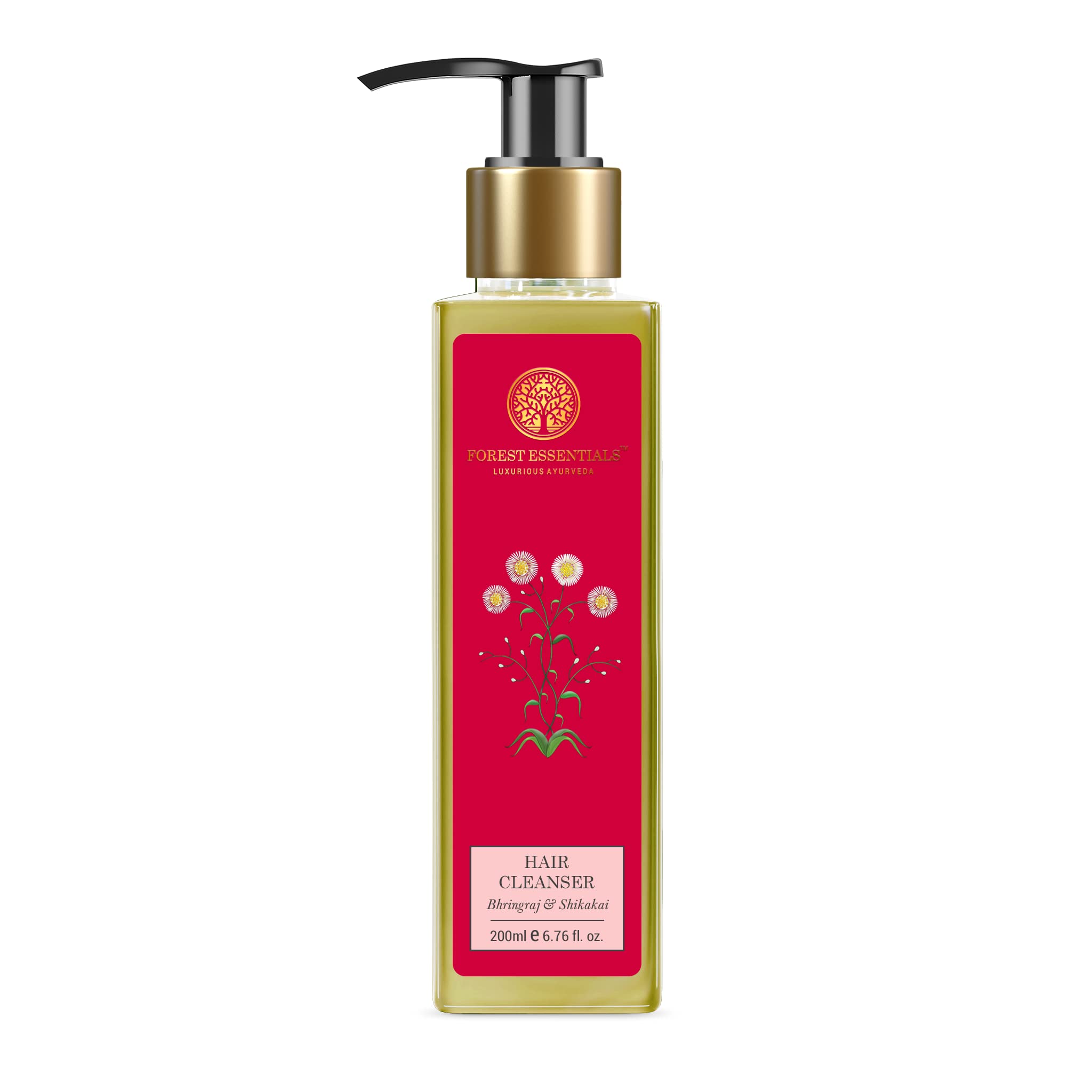 Forest Essentials Travel Size Hair Cleanser with Amla, Honey & Mulethi - Natural Ayurvedic Shampoo for Shine & Scalp Health | Perfect for Travel, Gym & On-the-Go Hair Care
